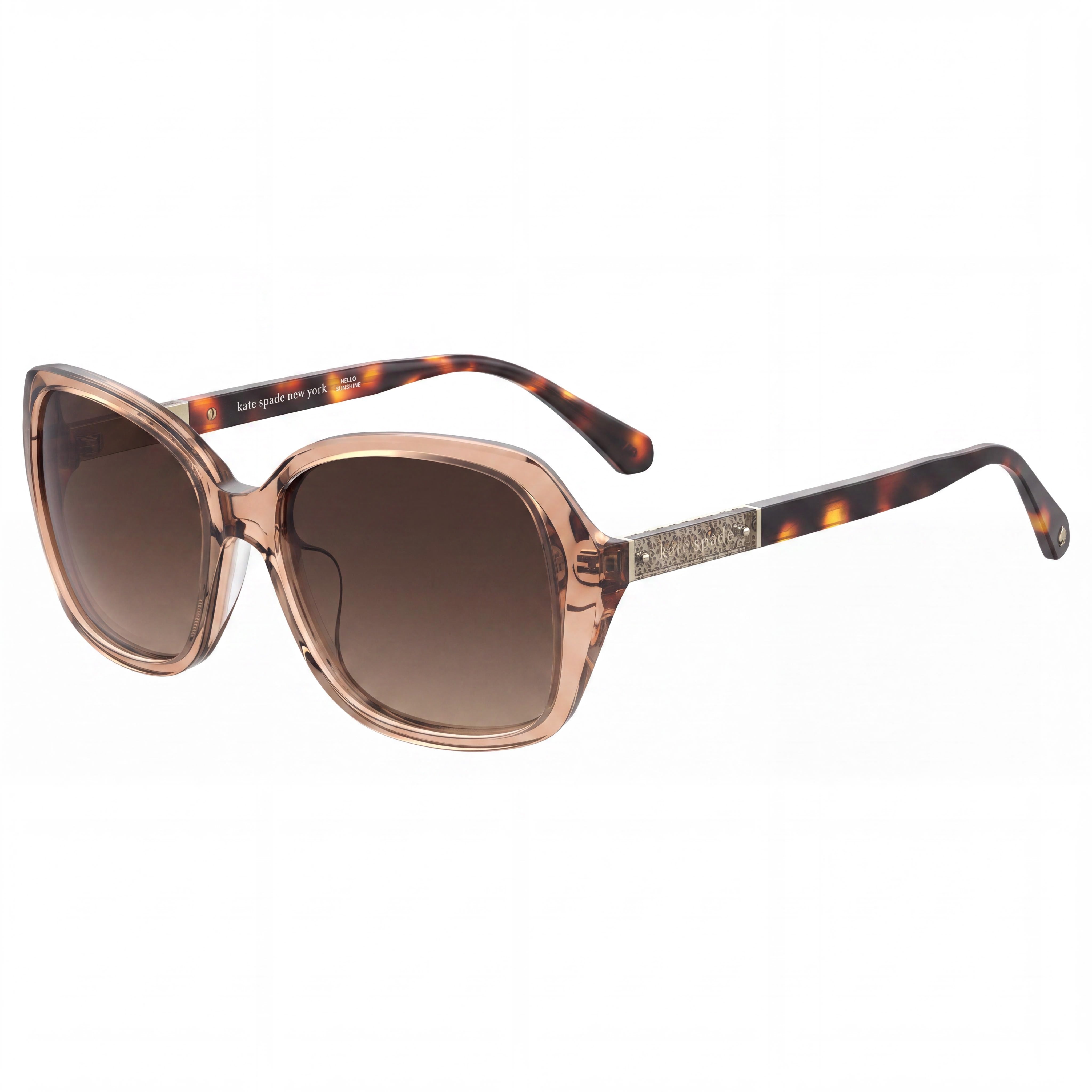 kate spade new york Yvette/S Women's Acetate Frame UV Protection Non-Polarized Sunglasses Brown Gradient 54mm, Photo 1
