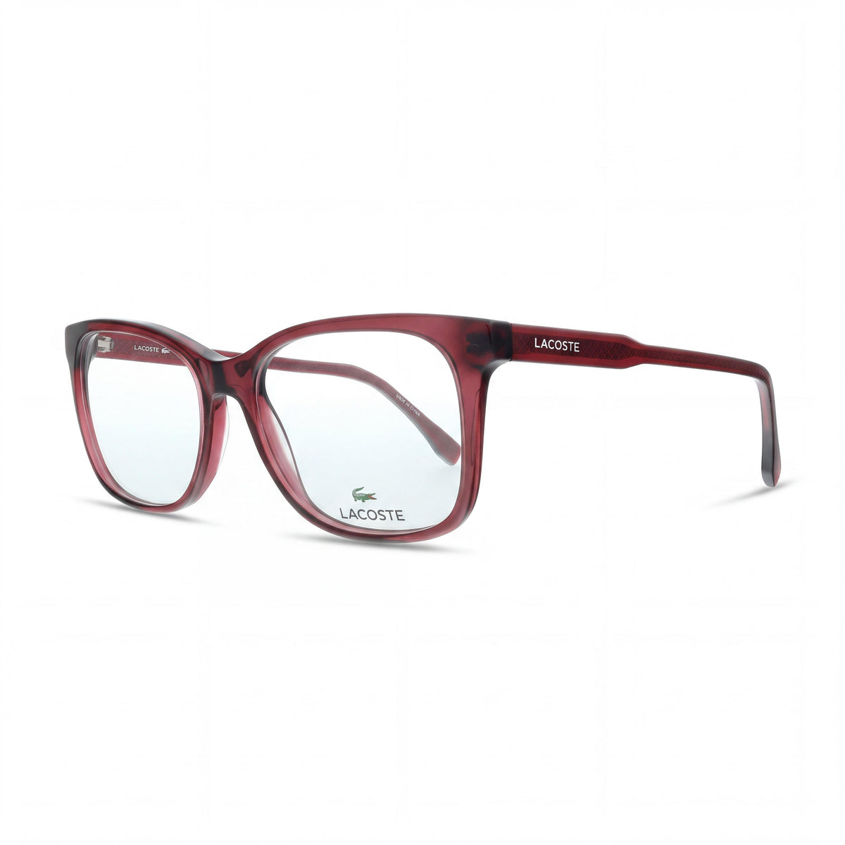 Lacoste L2870 615 Women’s Red Wine Acetate Rectangle Full Rim non- Eyeglasses 54mm, Photo 1