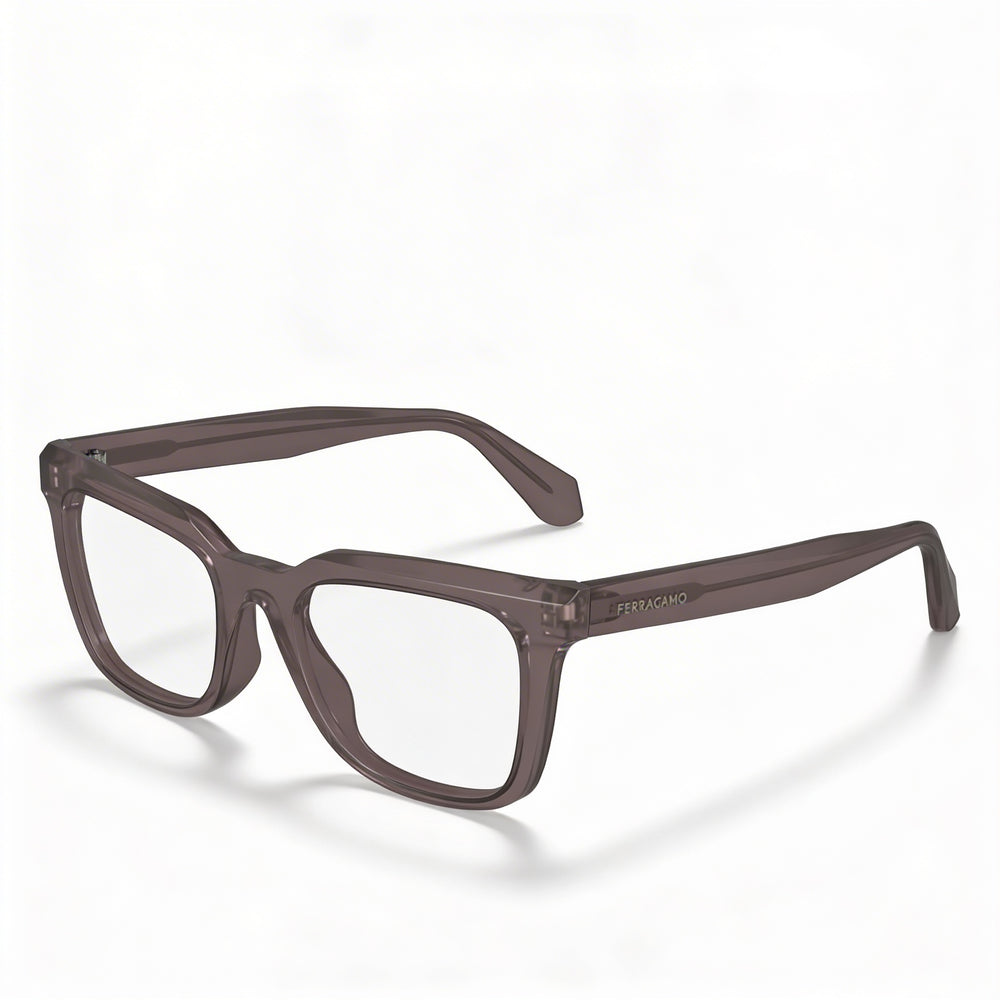 Salvatore Ferragamo Sf2990 Men's Transparent Grey Acetate Optical Eyeglasses 52mm