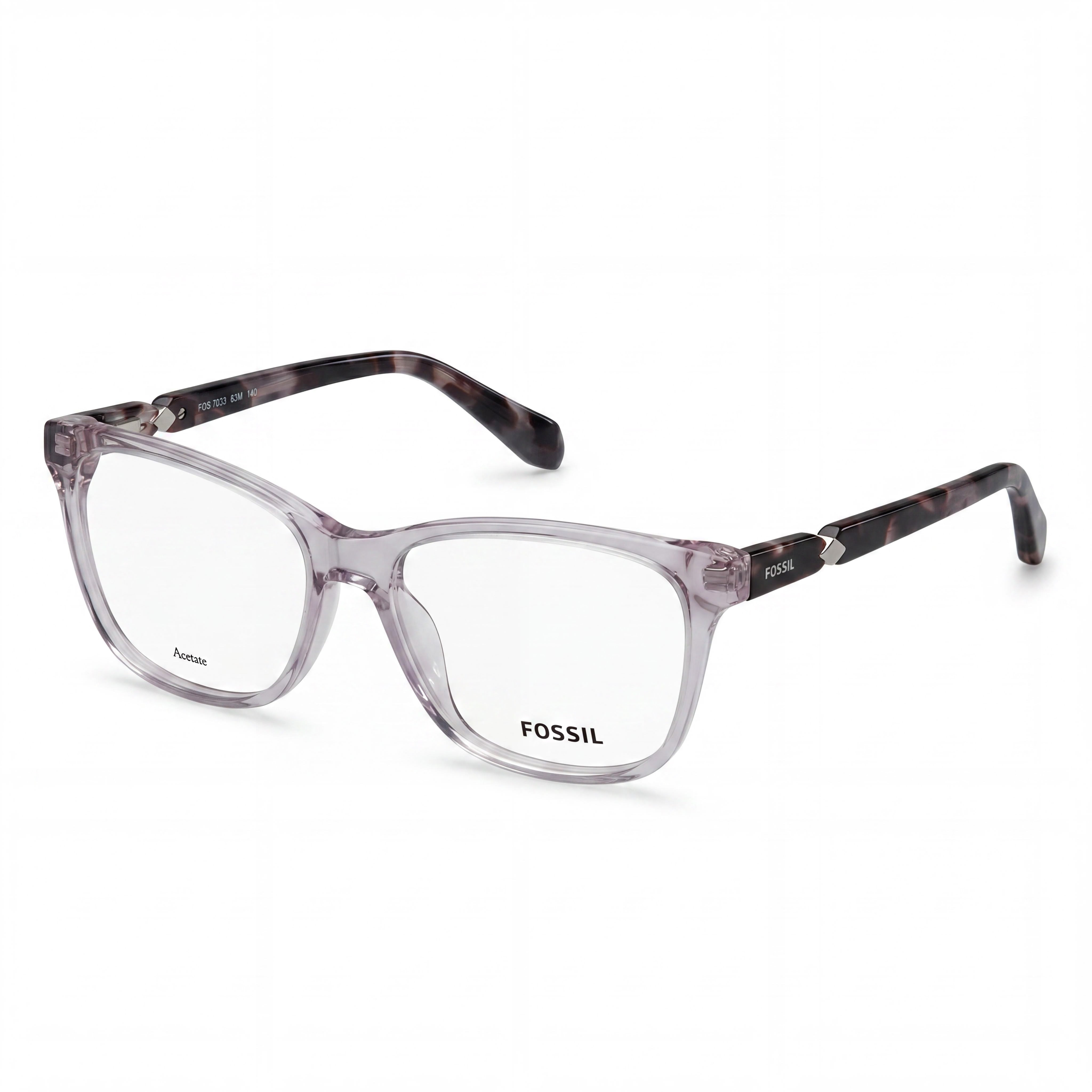 Fossil Modern Women's Crystal Grey Acetate Non-polarised Sunglasses 51mm, Photo 1