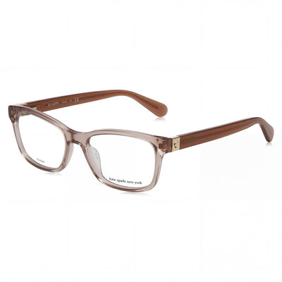 kate spade new york Modern Women's Acetate Frame Polycarbonate Lens Non-Polarized Beige Sunglasses 52mm