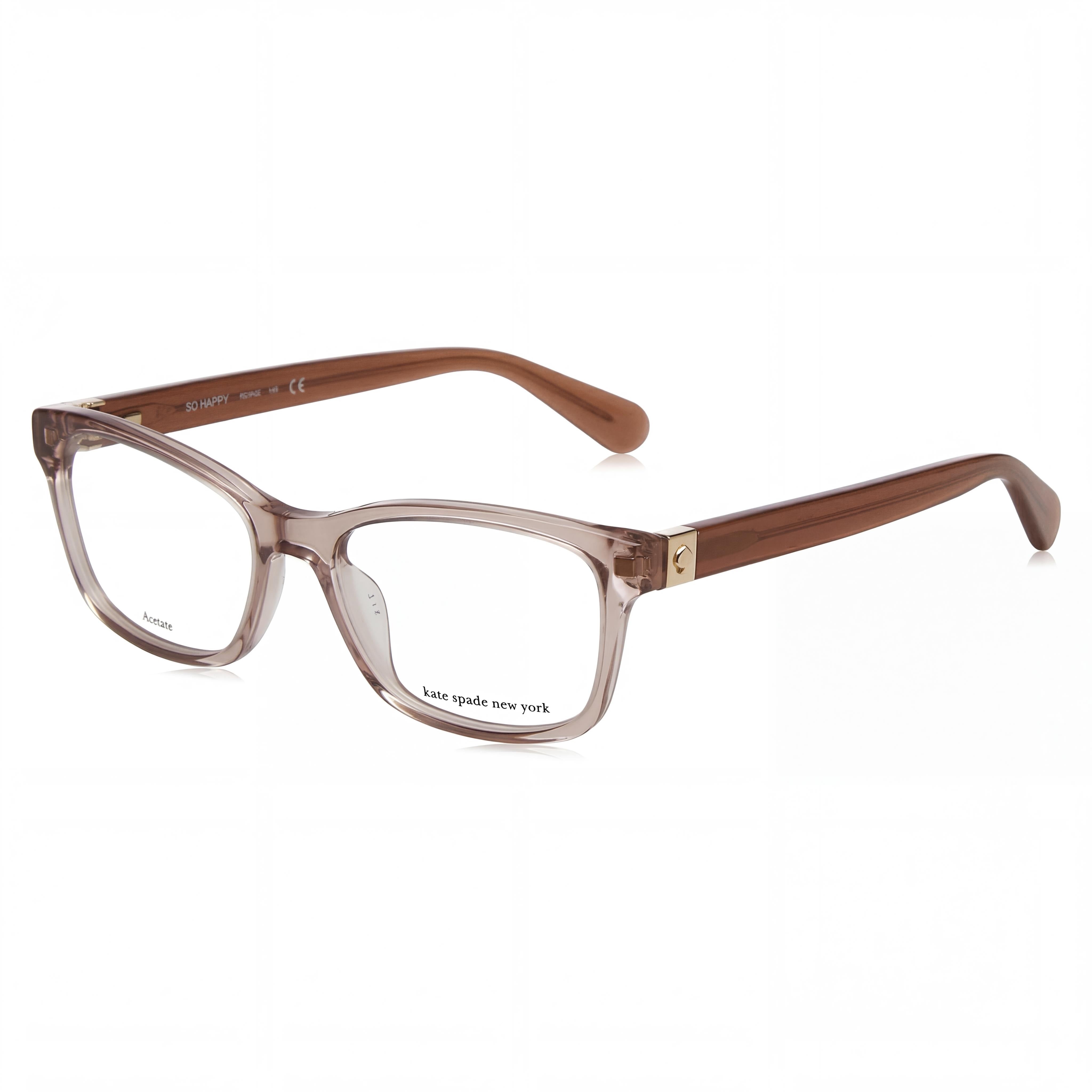 kate spade new york Modern Women's Acetate Frame Polycarbonate Lens Non-Polarized Beige Sunglasses 52mm, Photo 1