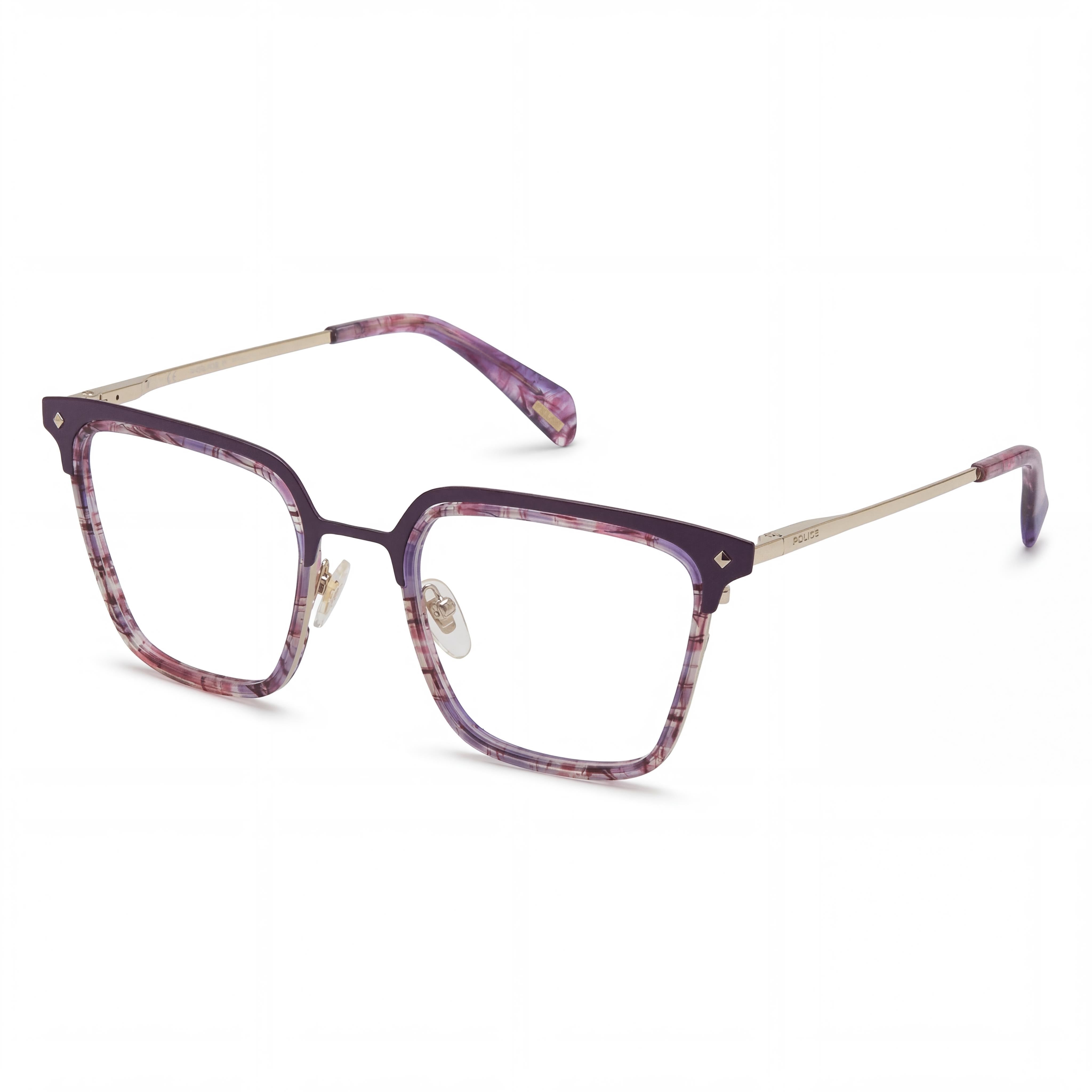 Police VPLG25 Modern Unisex Acetate and Metal Frame Non-Polarised Eyewear 0492 51mm, Photo 1