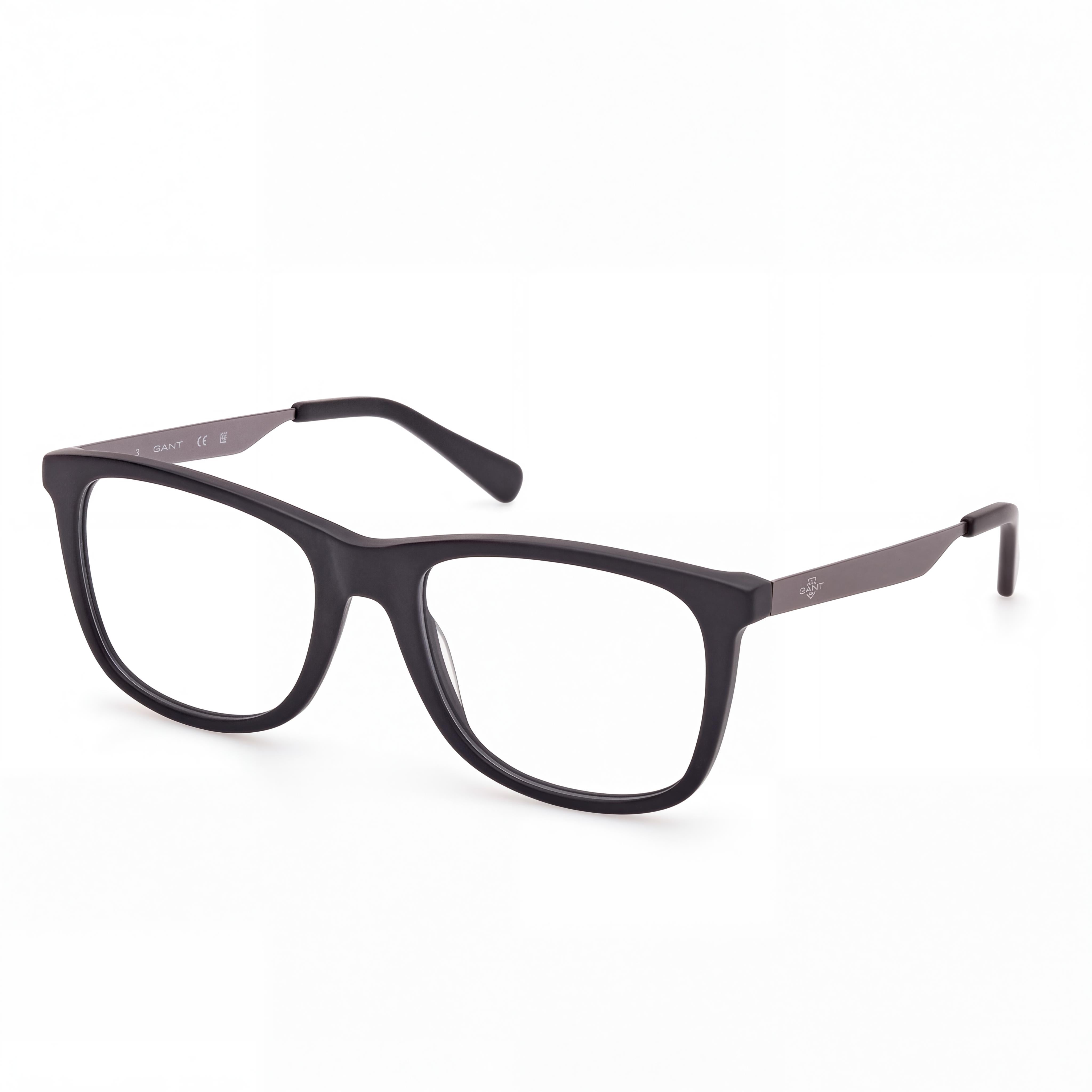 GANT Ga50048 Unisex Sunglasses with Matte Black Frame and Black Polycarbonate Non-Polarized Lenses, Size 56-20-145, Photo 1
