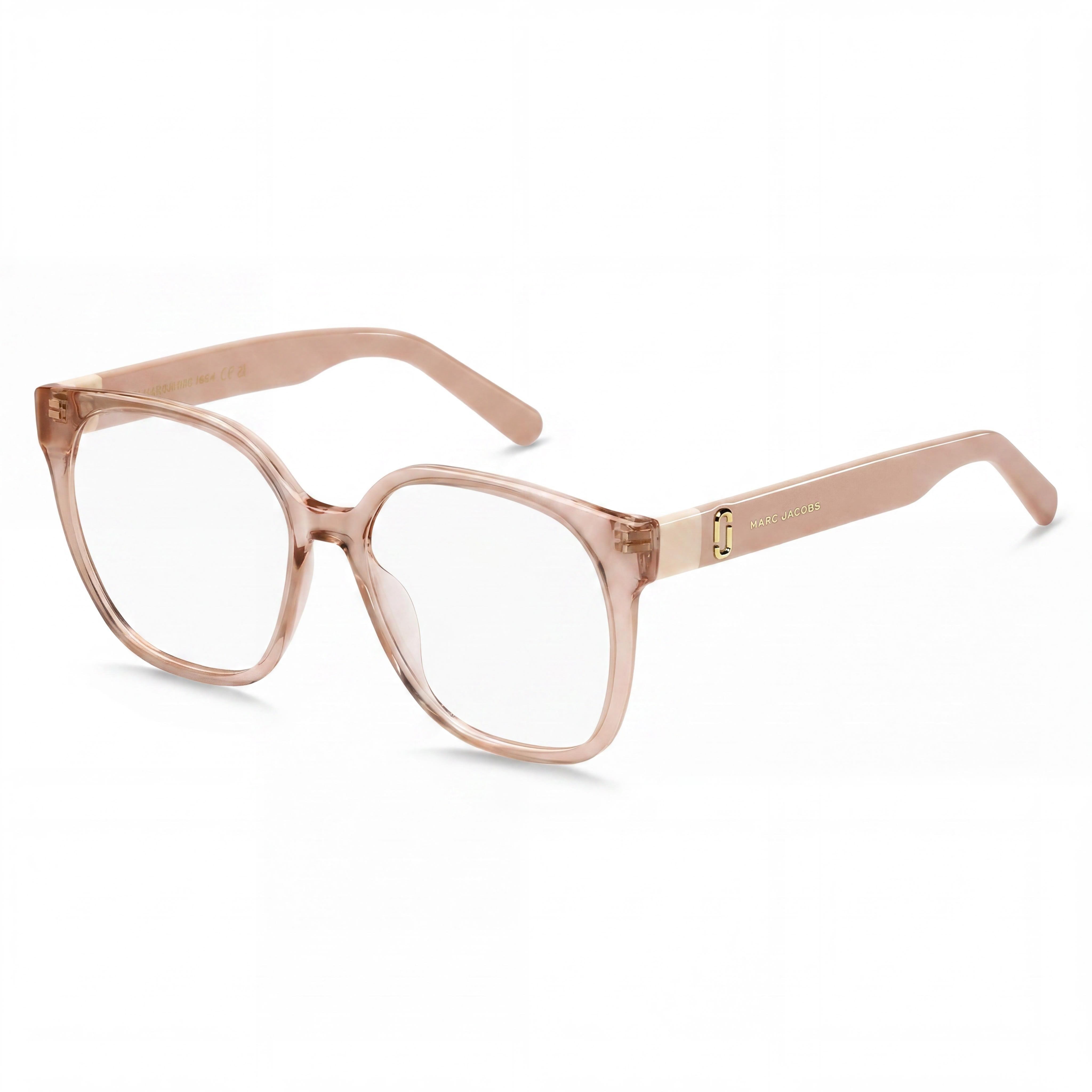 Marc Jacobs Casual. Gafas de Mujer con Montura de Propionato de Celulosa Melocotón, Lente de Demostración de Policarbonato 55mm, Photo 1