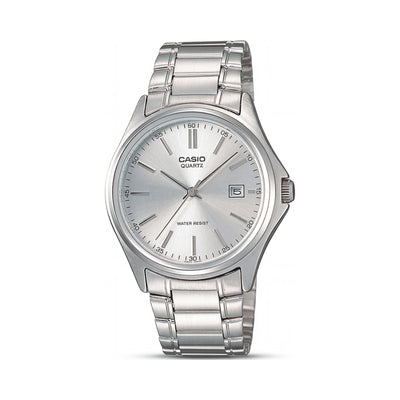 Casio MTP1183A-7A Quartz Analog Date Unisex Silver Stainless Steel Water Resistant Wrist Watch