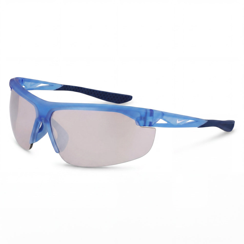 Gafas de sol multicolores Nike Modern inyectadas no polarizadas para hombre con lentes de espejo cromadas mate 75-7-135