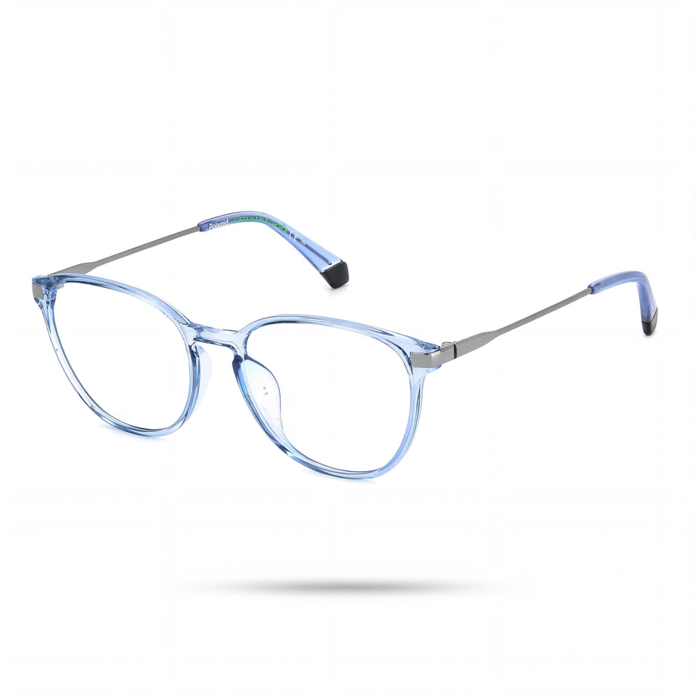 Polaroid Modern Women's Blue Acetate Frame Sunglasses with Non-Polarised UV Protected Lenses 52mm