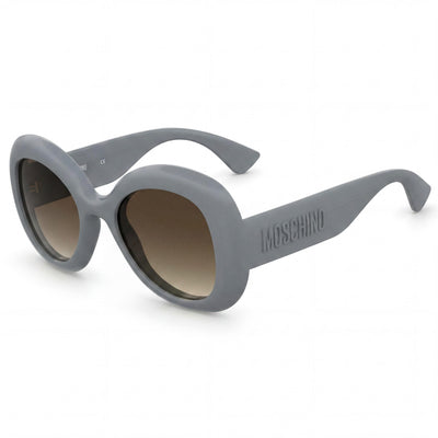 Moschino Casual Women's Black CELLULOSE PROP. INJ Frame Dark Grey Shaded Sunglasses 54-22-140