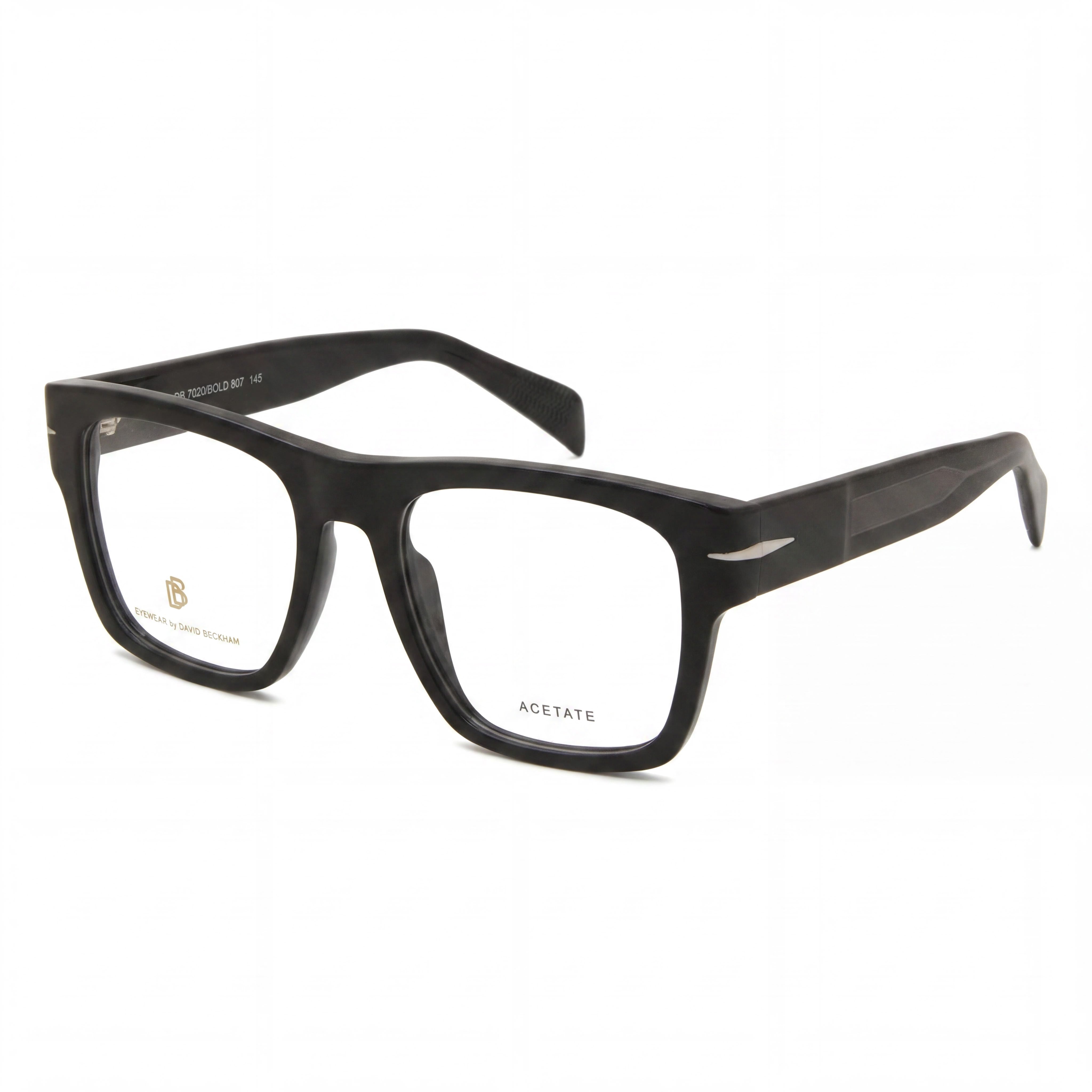 Gafas de sol David Beckham Db 7020/Bold para hombre, armazón de plástico negro, lentes de policarbonato, 51 mm, Photo 1