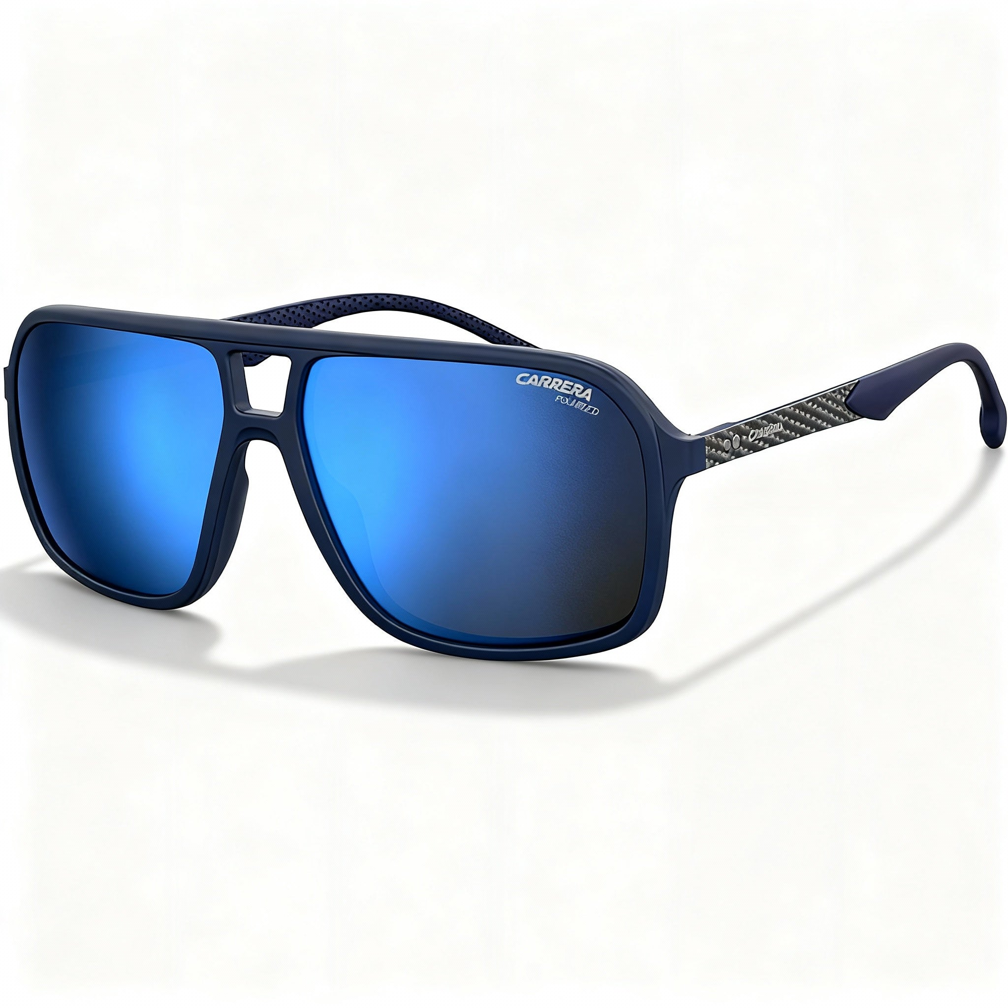 Gafas de sol Carrera Heritage Timeless Pilot de poliamida para hombre con lentes de espejo azul cielo con protección UV de 61 mm, Photo 2