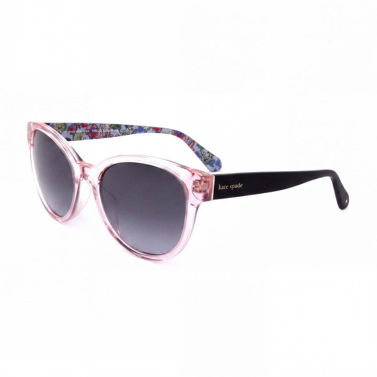 Kate Spade New York Seasonal Women's Sunglasses with Pink Grey Plastic Frame and UV Protection 55mm, Photo 1