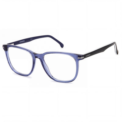Carrera Modern Unisex Sunglasses featuring a Blue Acetate Frame and Polycarbonate Lenses, Size 53-17-145