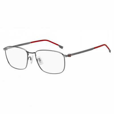 BOSS Audio Systems Modern Unisex Alloy Steel Dark Ruthenium Non- Polycarbonate Lens 56mm Eyewear