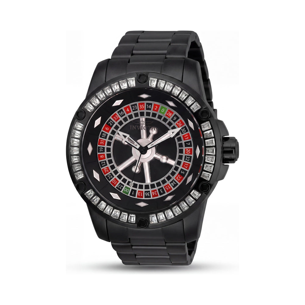 Invicta Specialty Collection 28715 Men's Black Dial Stainless Steel Automatic Movement Bracelet Watch 52mm