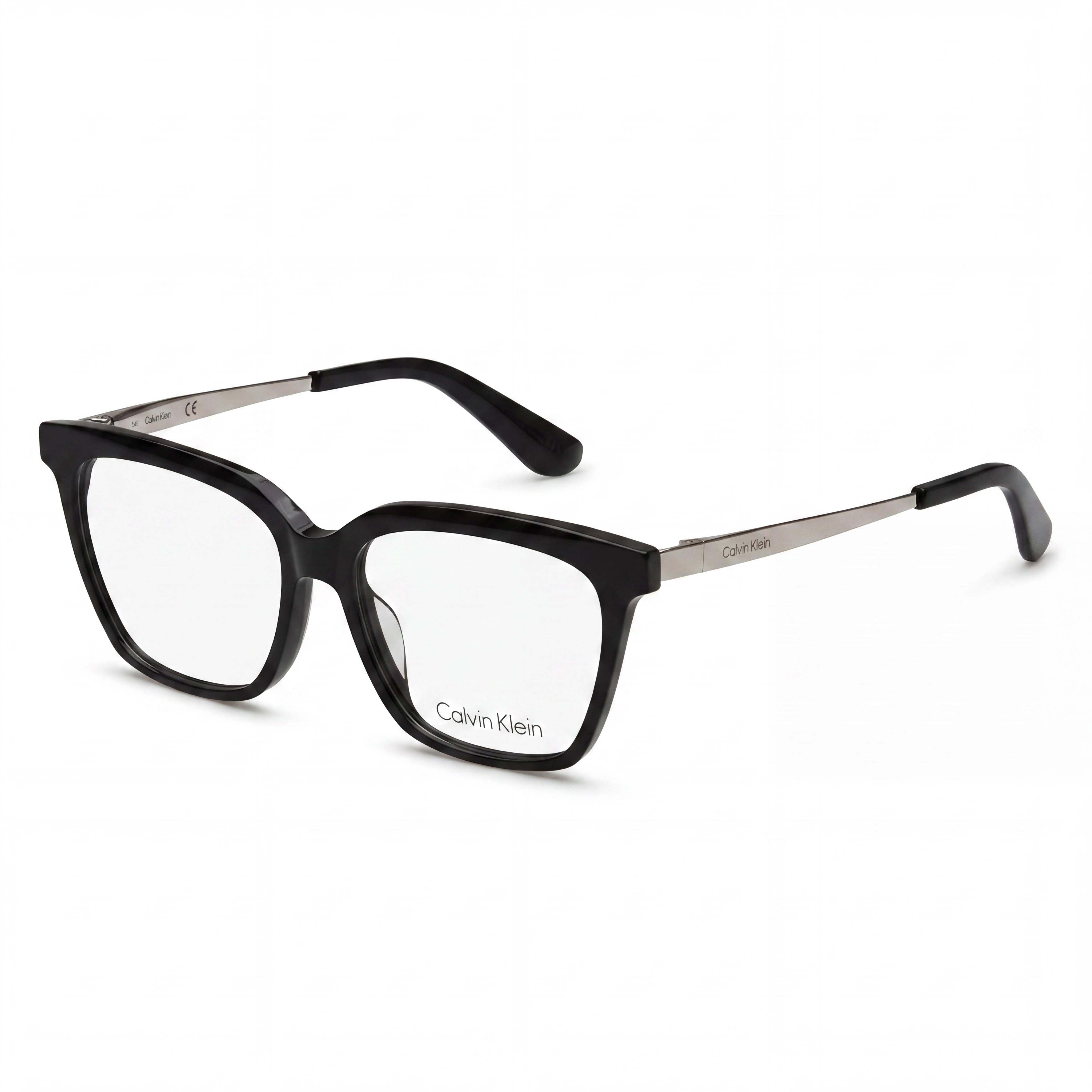 Calvin Klein Modern CK22509 Women’s Black Acetate Frame with Black Polycarbonate Lenses 52mm Sunglasses, Photo 1