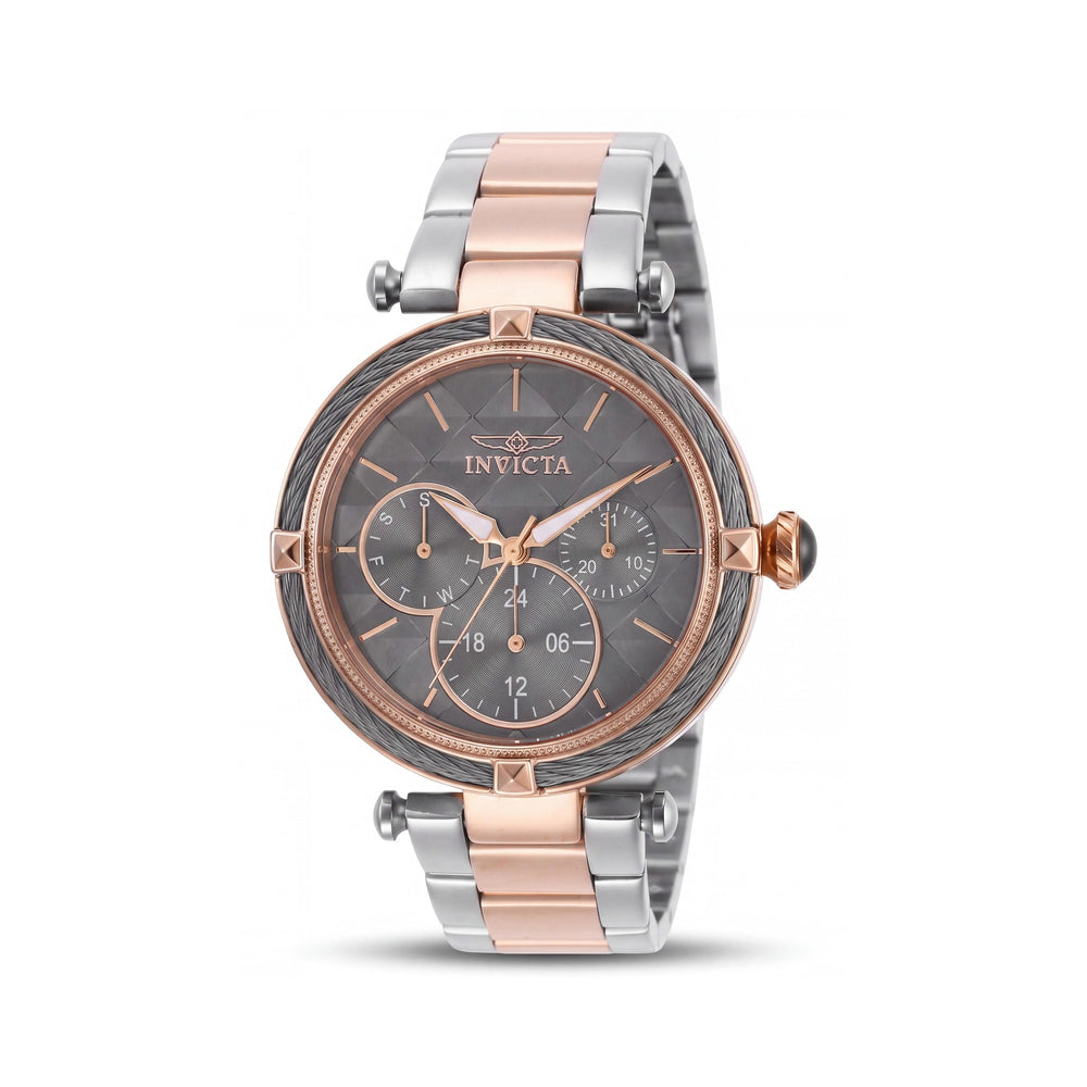 Reloj Invicta Bolt 28963 de cuarzo de acero inoxidable tono oro rosa de 36.5 mm para mujer