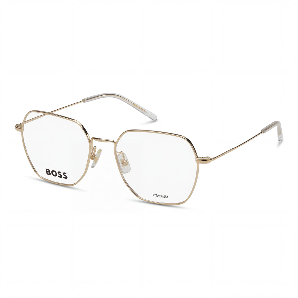 Gafas de sol Hugo Boss unisex, montura multicolor, lentes de cristal oro rosa, puente de 18 mm, patillas de 145 mm
