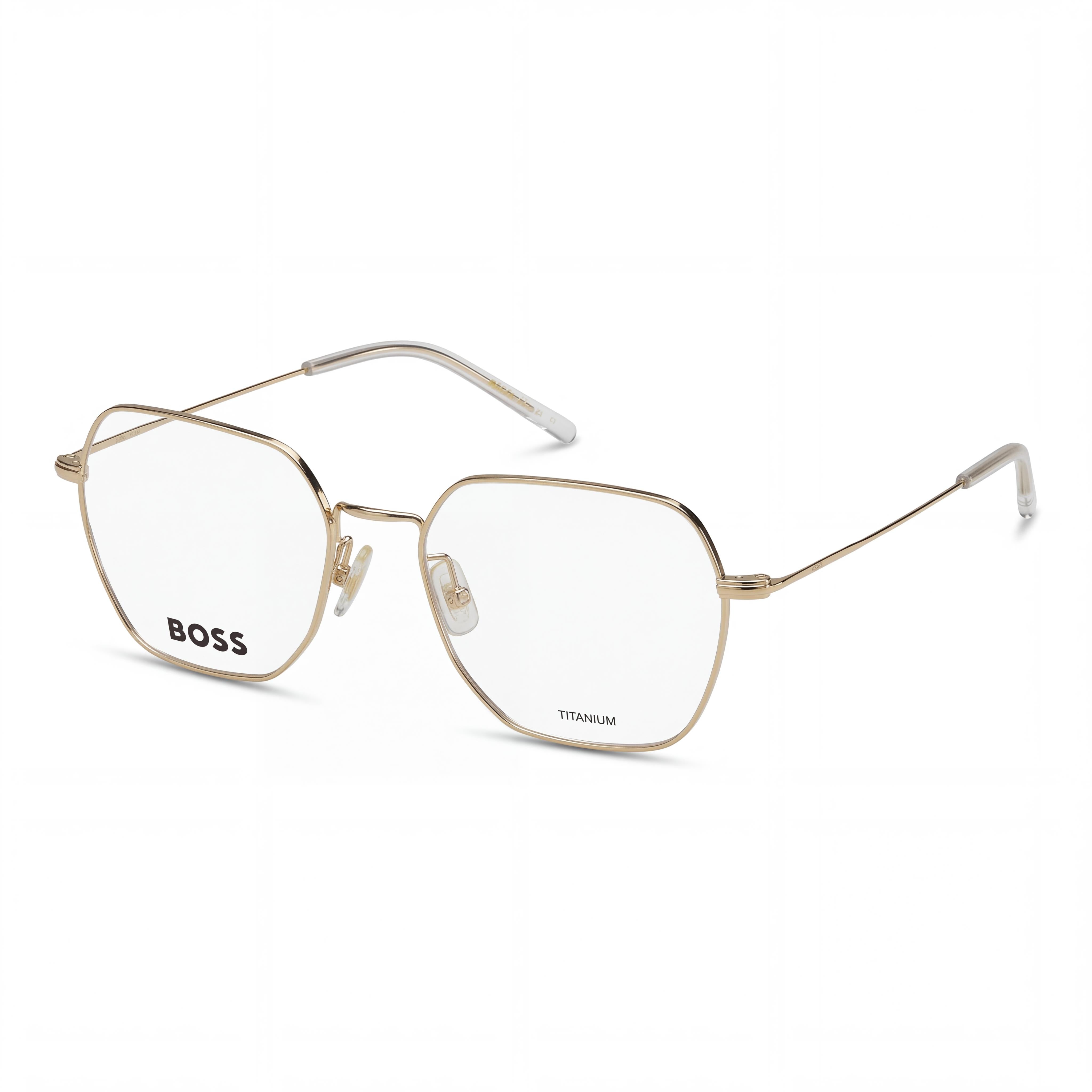 Hugo Boss Unisex Sunglasses Multicolored Frame Rose Gold Glass Lenses, 18mm Bridge, 145mm Temples, Photo 1
