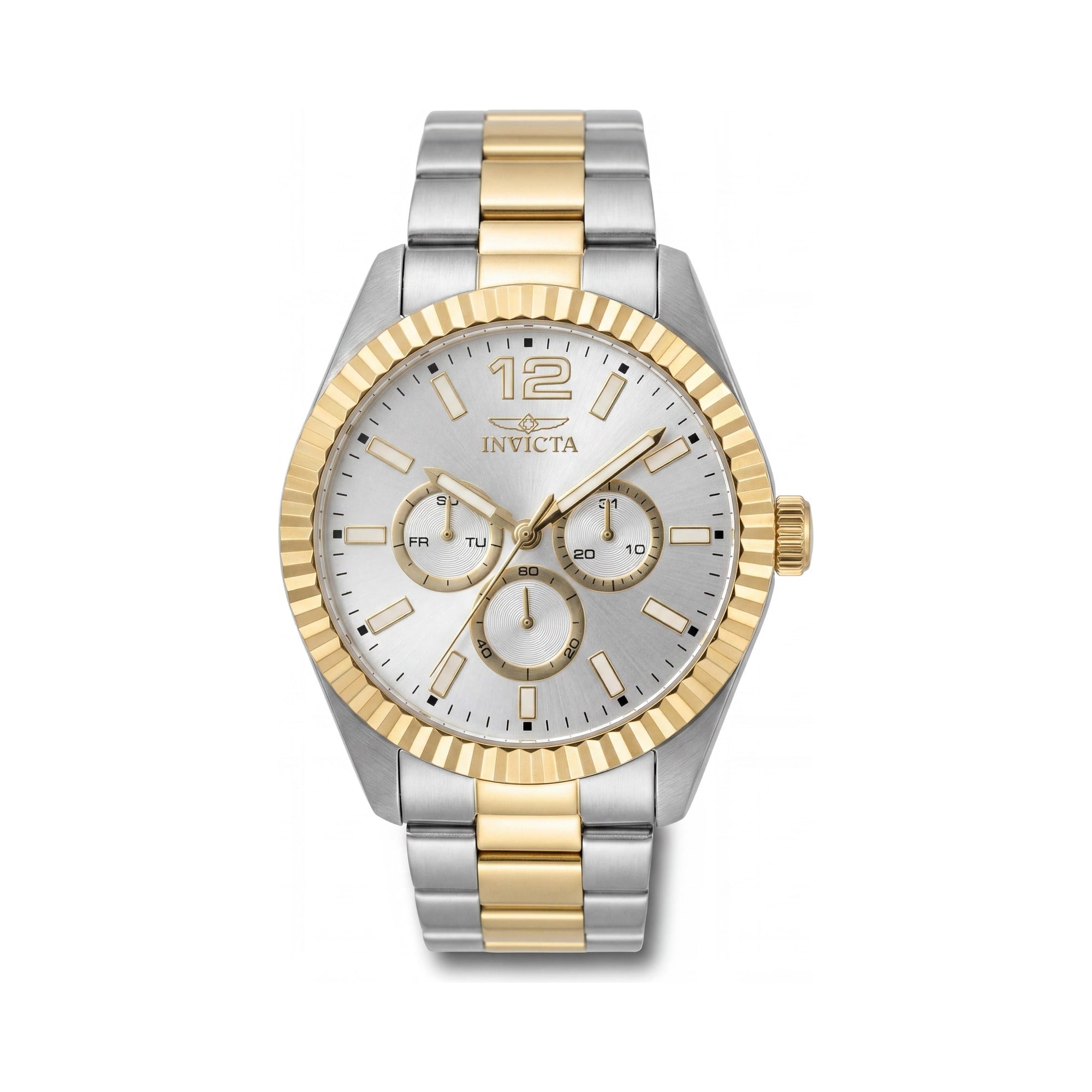 Invicta Specialty 49516 Men's Stainless Steel Case Bracelet Quartz Watch Silver Dial 43mm, Photo 1