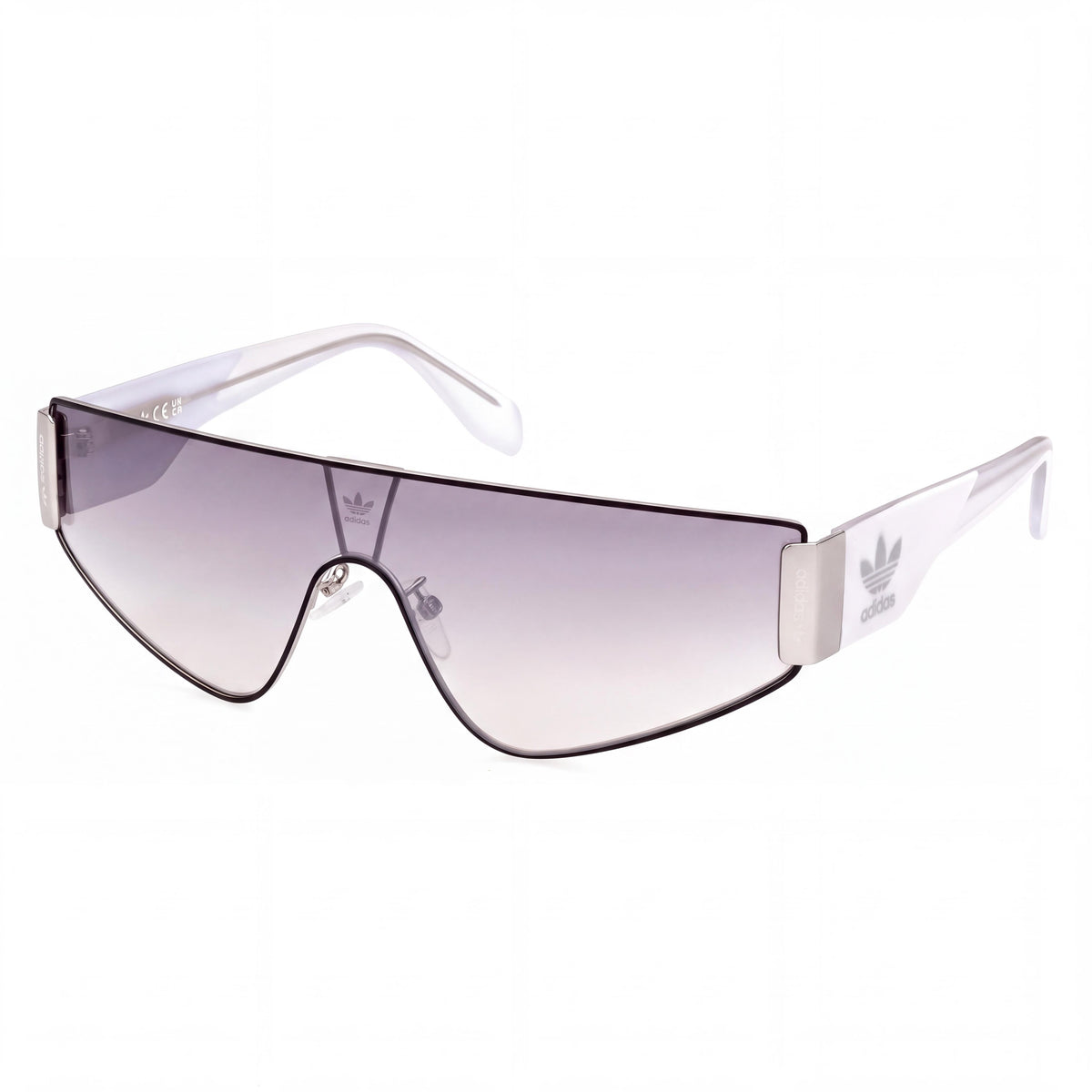 adidas Or0077 Men's Modern Plastic Black Smoke Mirror Non-Polarized UV Protection Sunglasses, Photo 1