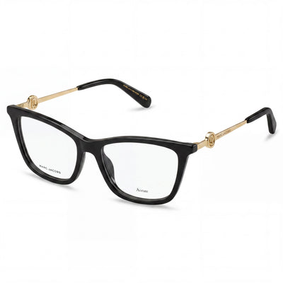 Marc Jacobs Marc 655 Women's Black Acetate Optical Eyeglasses with 51mm Lens Width, 16mm Bridge, 140mm Temples