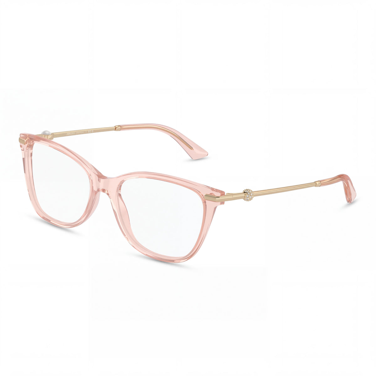 JIMMY CHOO Jc 3007hb Women's Transparent Pink Acetate 52mm, Photo 1