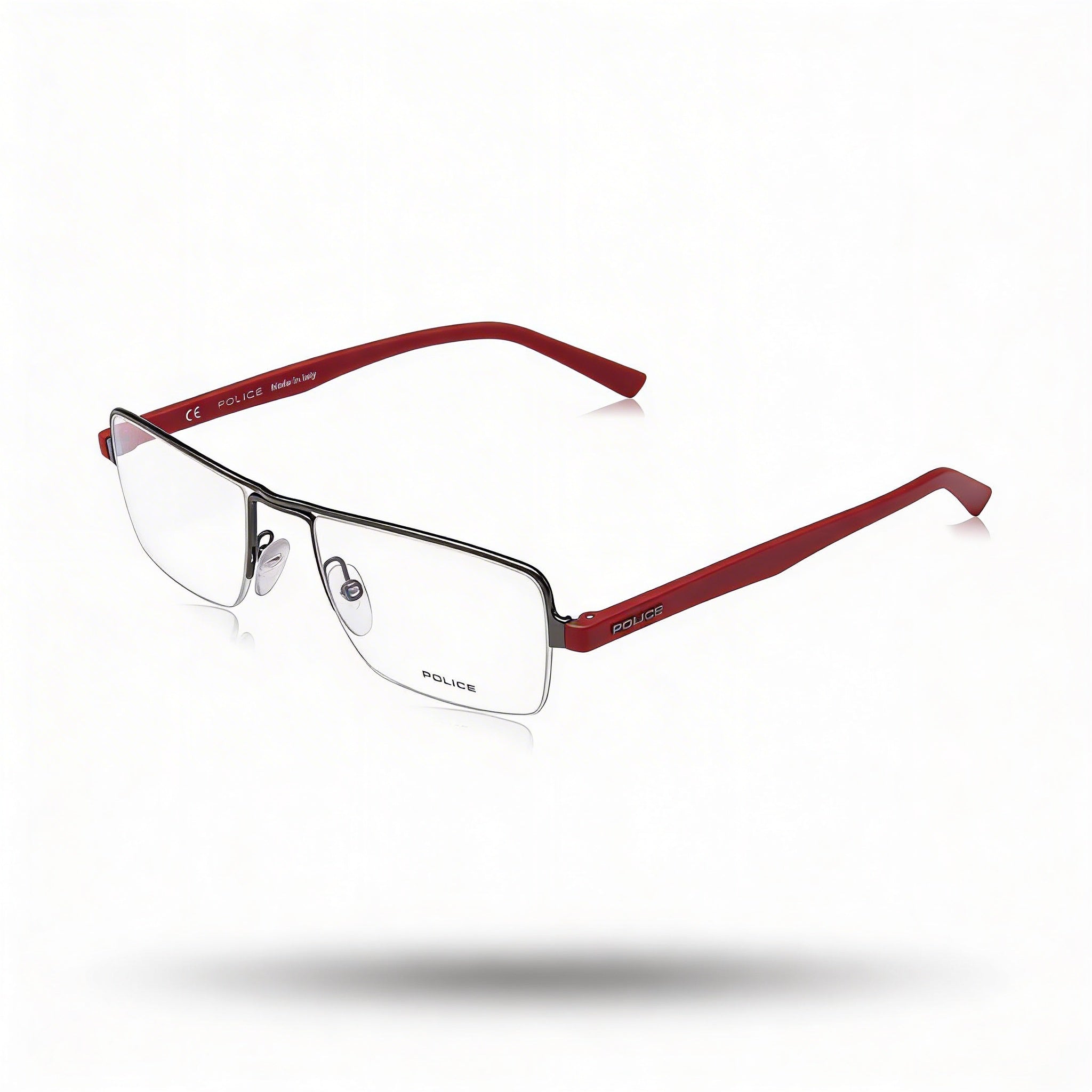 Police Modern Unisex Acetate & Metal Frame Non-Polarized Polycarbonate Optical Frames 52mm, Photo 1