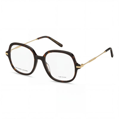 Gafas Ópticas Marc Jacobs de Acetato Habana Contemporáneas para Mujer con Lentes de Policarbonato de 53 mm