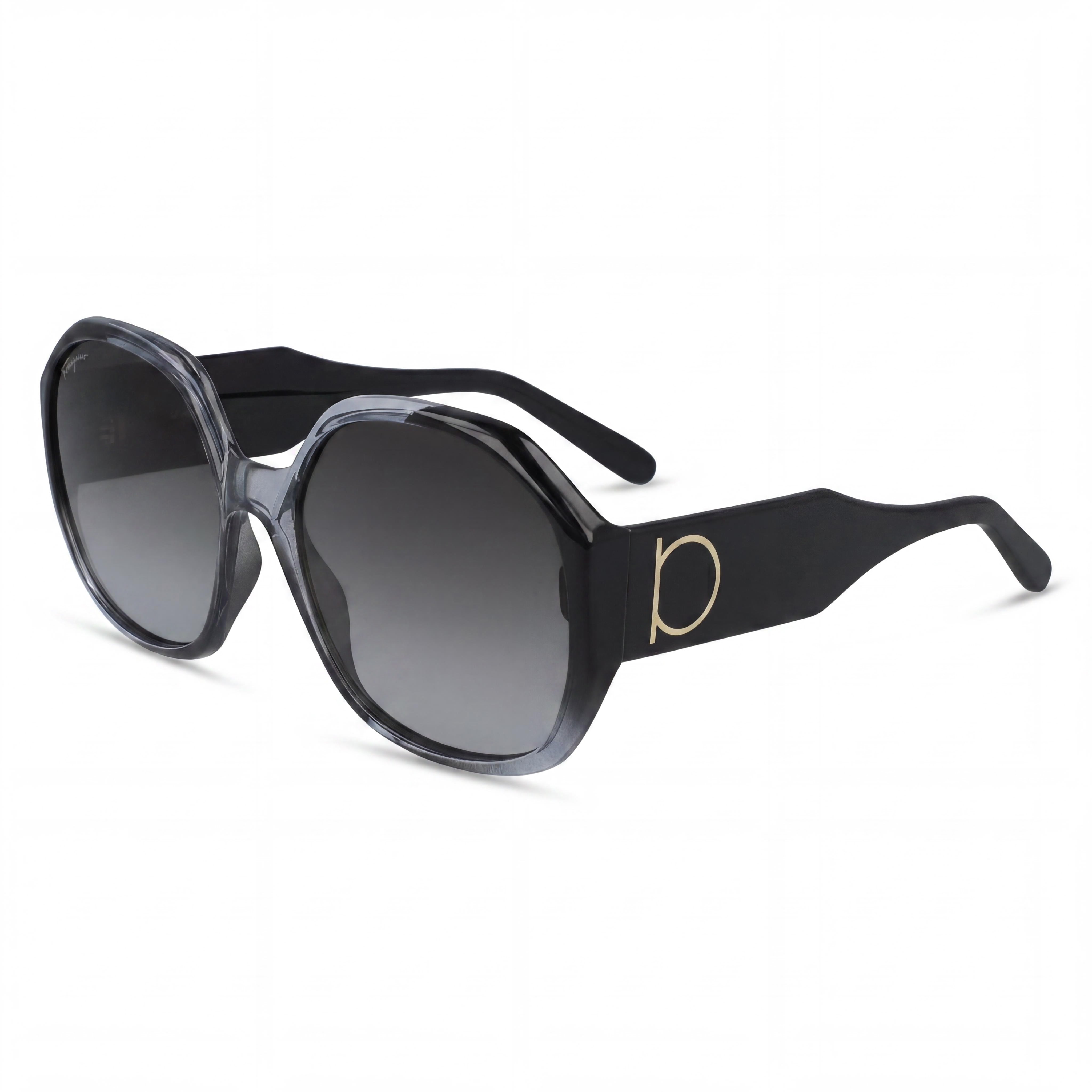 Salvatore Ferragamo Sf943s 007 Unisex Grey Gradient Plastic Eyewear, UV Protection, Non-Polarized 60mm, Photo 1