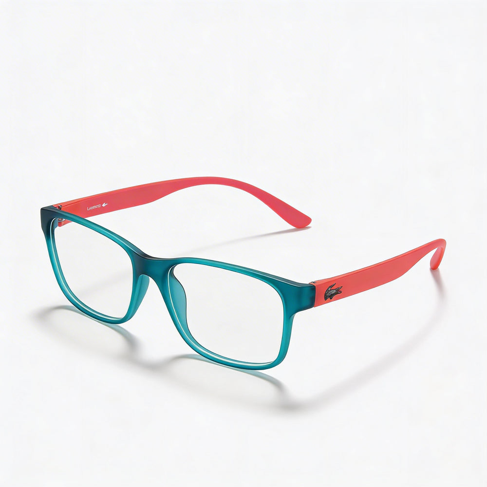 Gafas unisex Lacoste L3804b de plástico Aqua Matte Star Phospho Polycarbonate Clear Lens (51 mm)