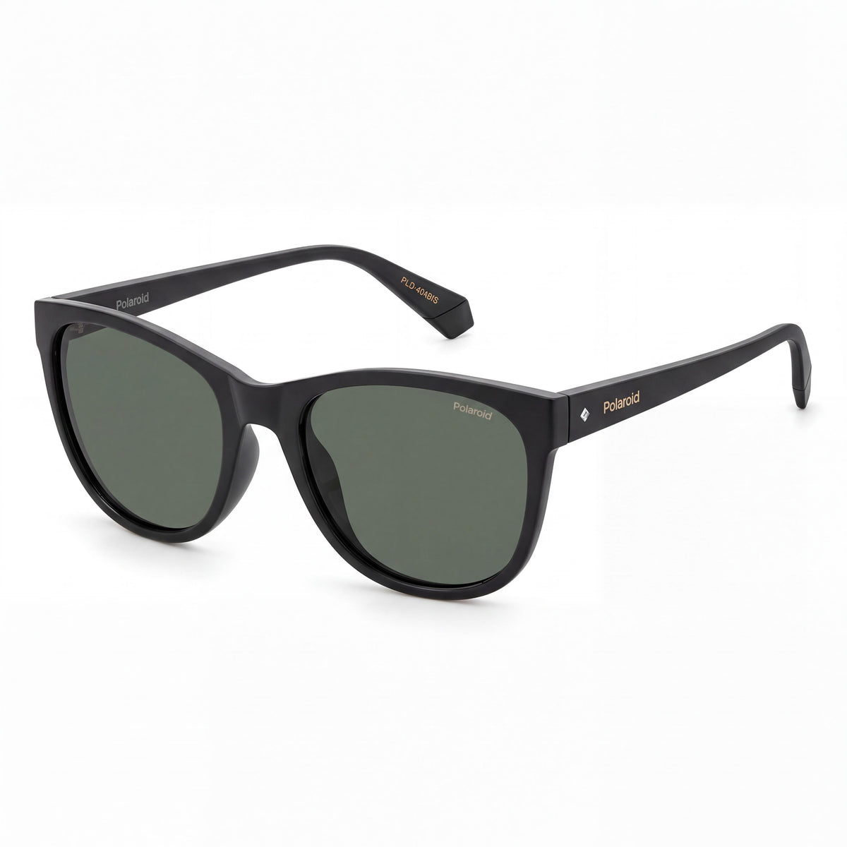 Polaroid Pld 4099/S Women's Black Polycarbonate Frame Gray Polarized UV Protected Sunglasses 55-19-145, Photo 1