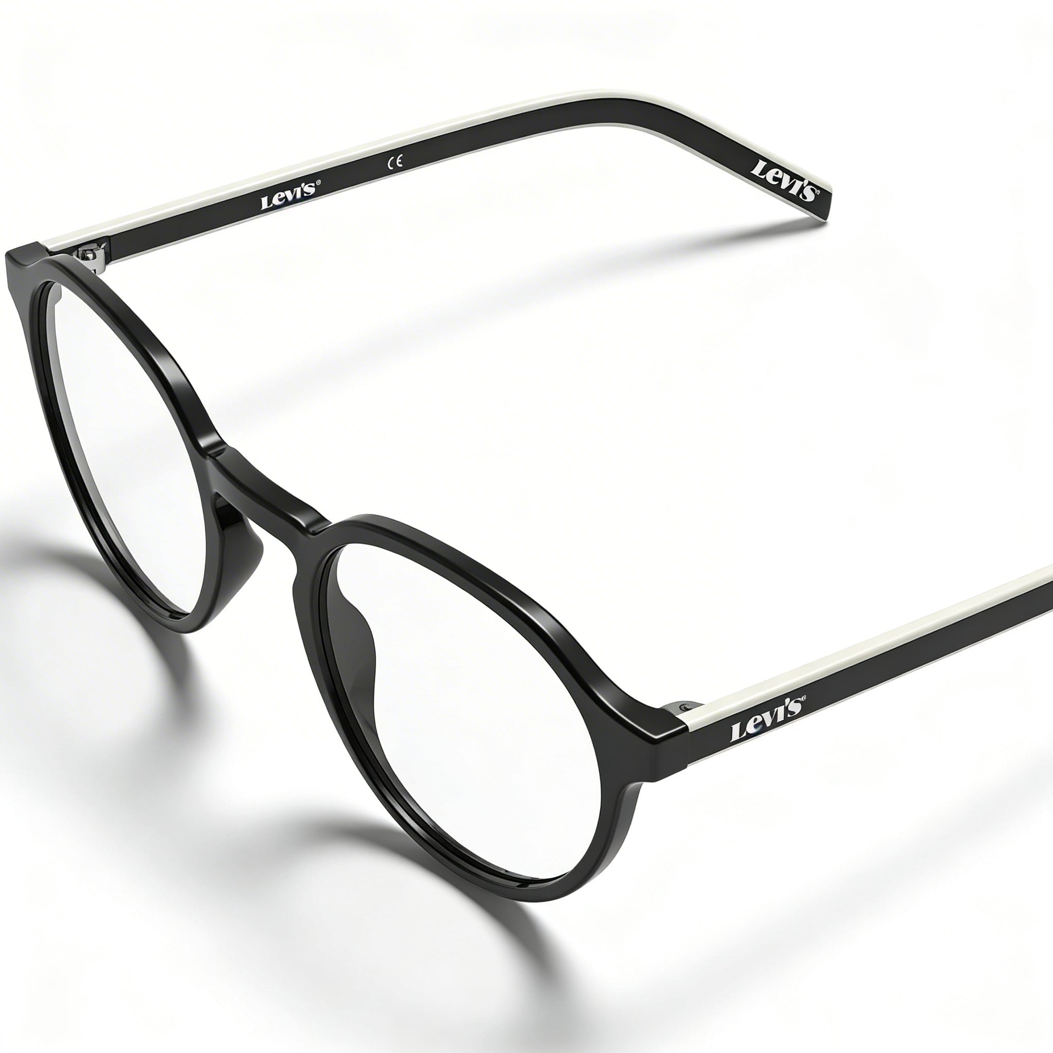 Levi's LEVI-S PANTHOS Men's Optical Frames, Black ECO PMMA with Polycarbonate Lenses, Size 44-21-145mm, Photo 2
