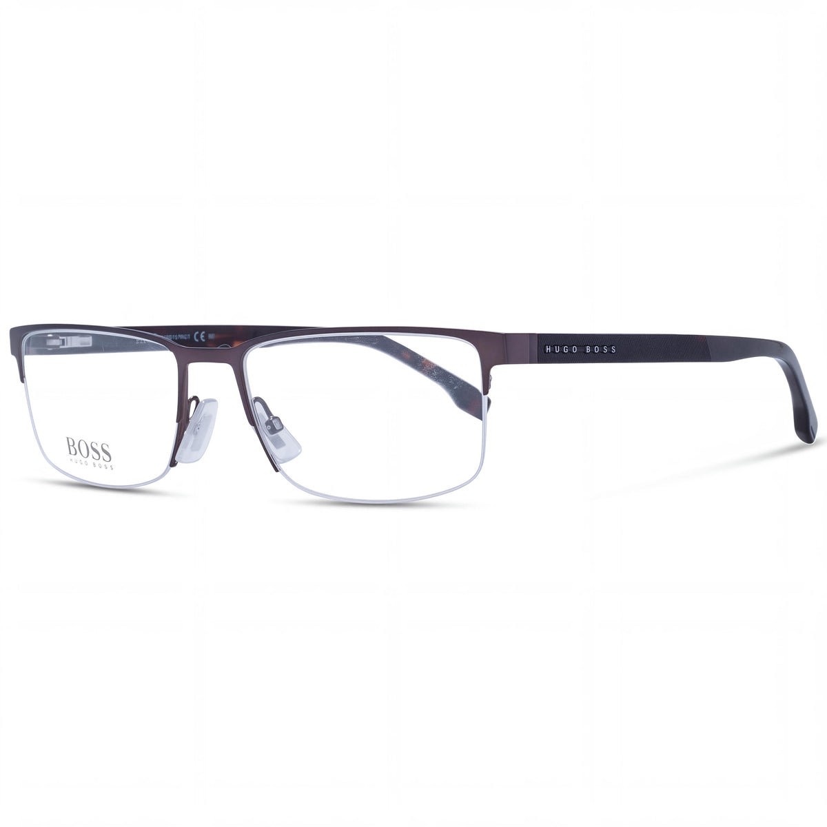 Gafas Unisex Boss 1302/U con Montura de Metal Marrón Mate y Lentes de Policarbonato sin Graduación 57-18-145, Photo 1