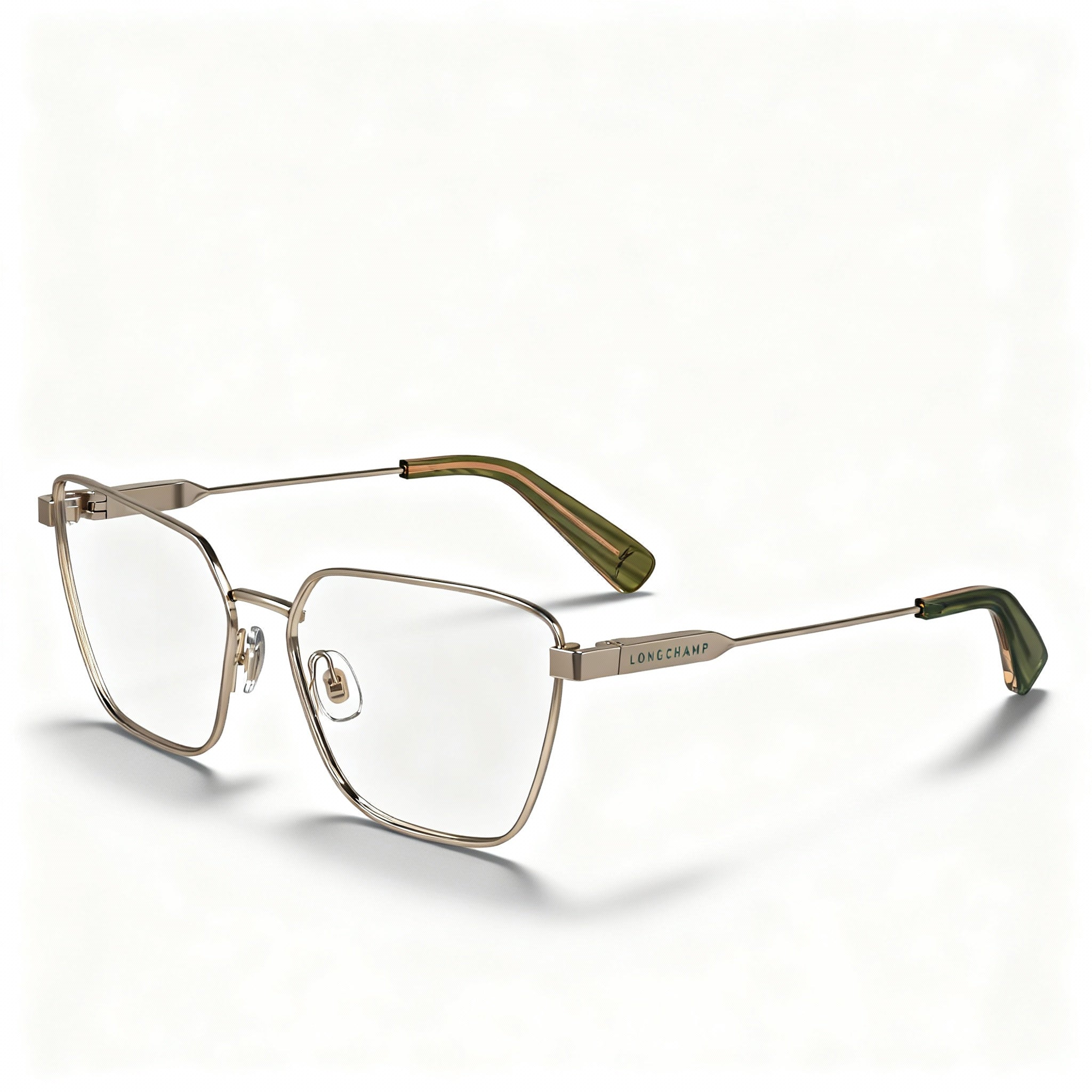 Longchamp LO2164 Women's Casual Optical Eyeglasses, Rose Gold Frame, Polycarbonate Lenses, 52-15-140