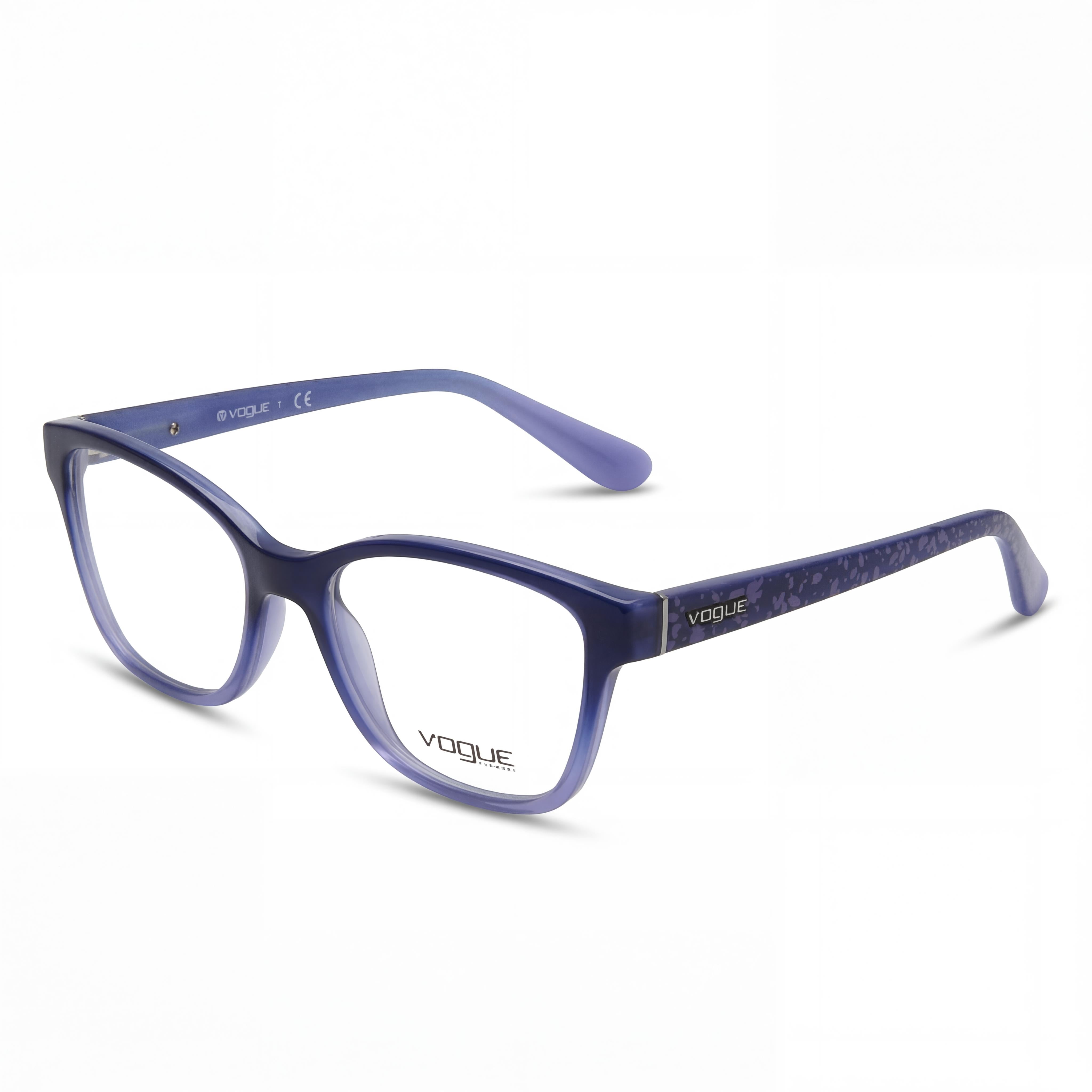 Monturas de gafas de plástico Cat-Eye Vogue VO 2998 para mujer, azul degradado ópalo azur, 52 mm, Photo 1