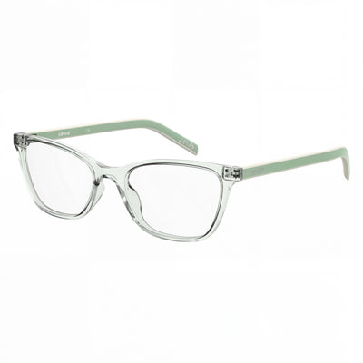 Gafas graduadas Levi's Lv 1022 para mujer, montura de plástico verde, ancho de lente: 52 mm