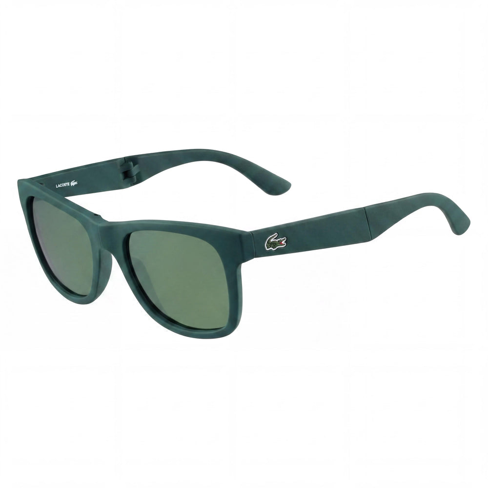 Lacoste Rectangular Green Plastic Unisex Sunglasses 52mm UV Protected