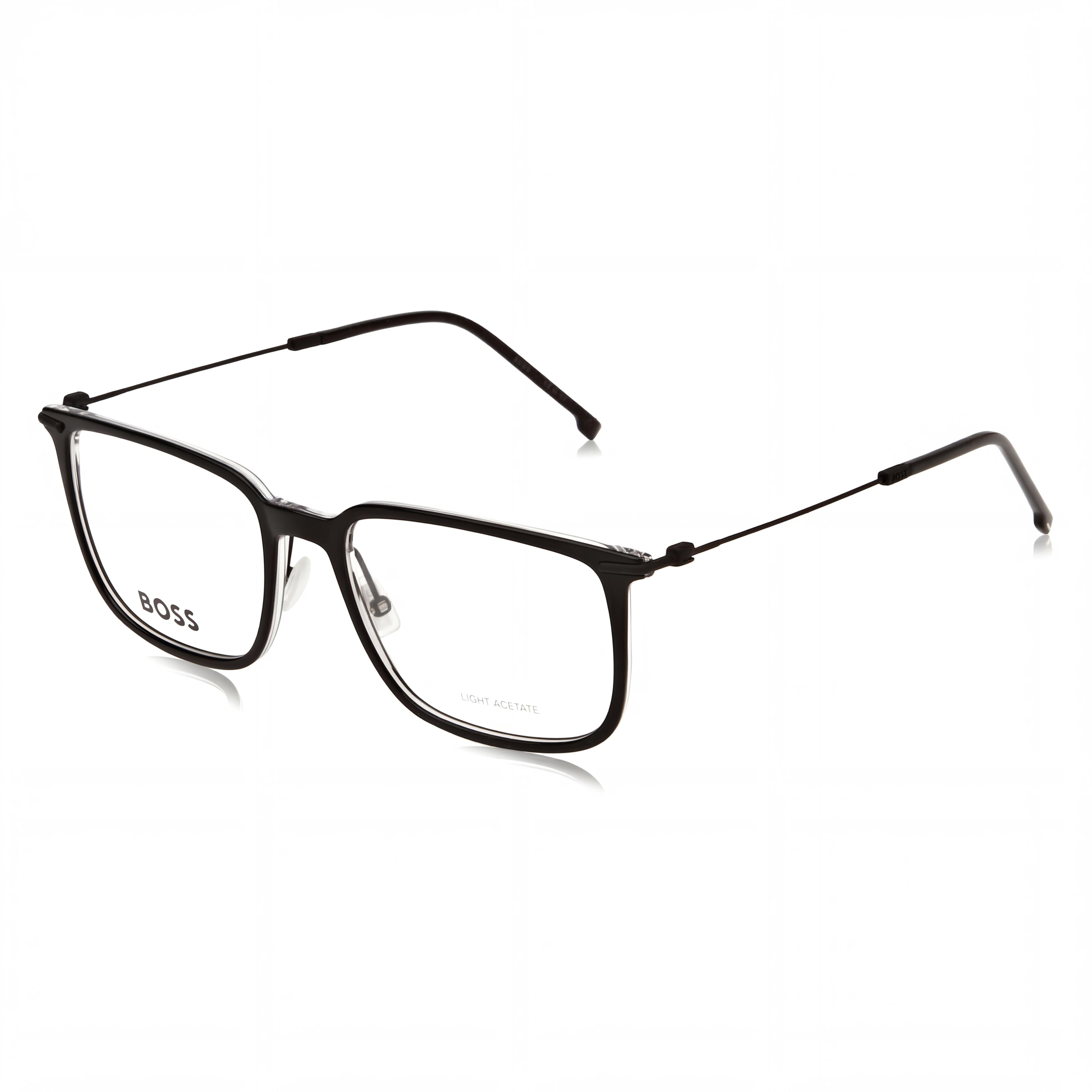 Gafas de sol para hombre Hugo Boss 1484, montura negra mate informal con lentes de policarbonato de 56 mm, Photo 1