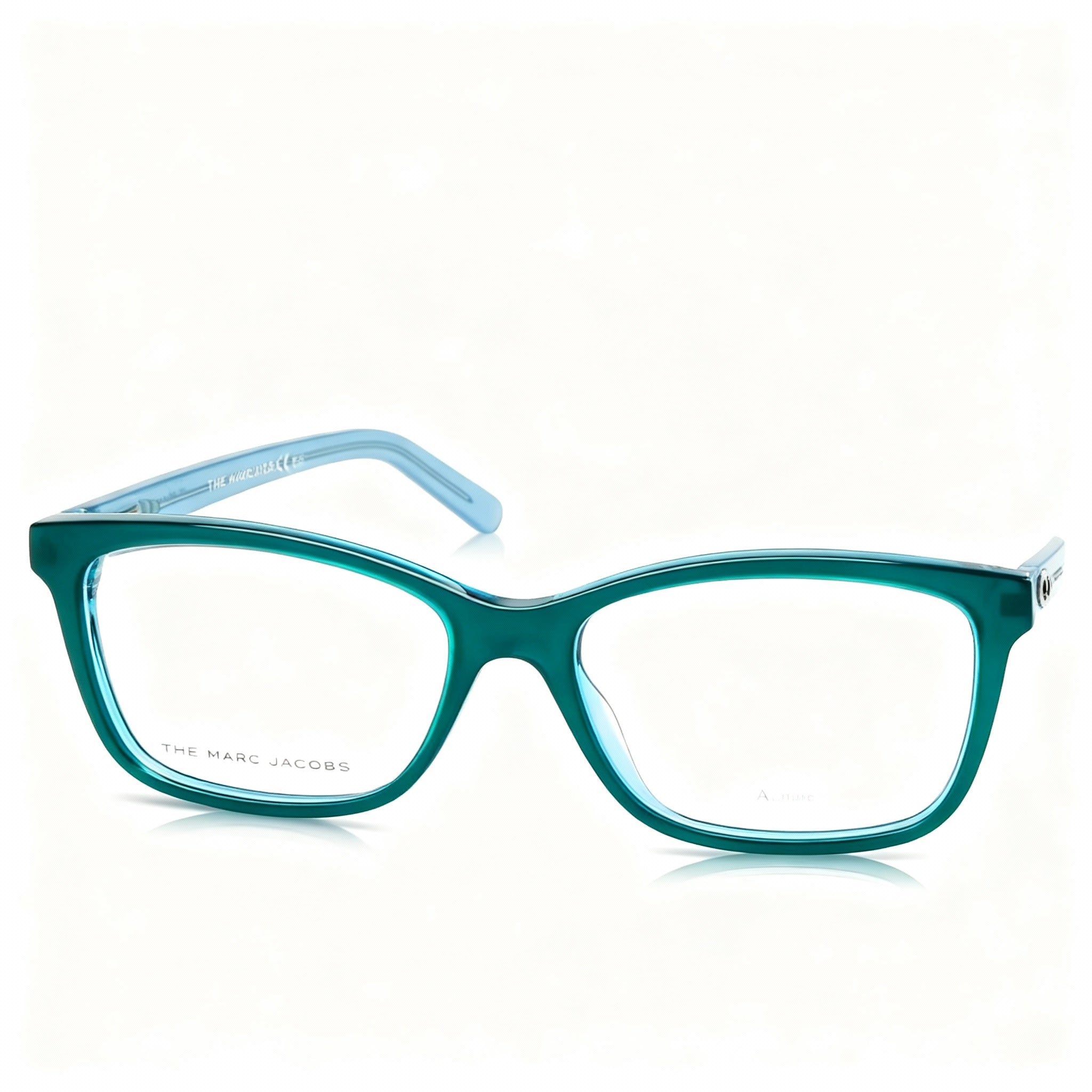 Marc Jacobs Contemporary Marc 558 Women's Acetate Optical Eyeglass Frames Green Azure 53-15-140mm