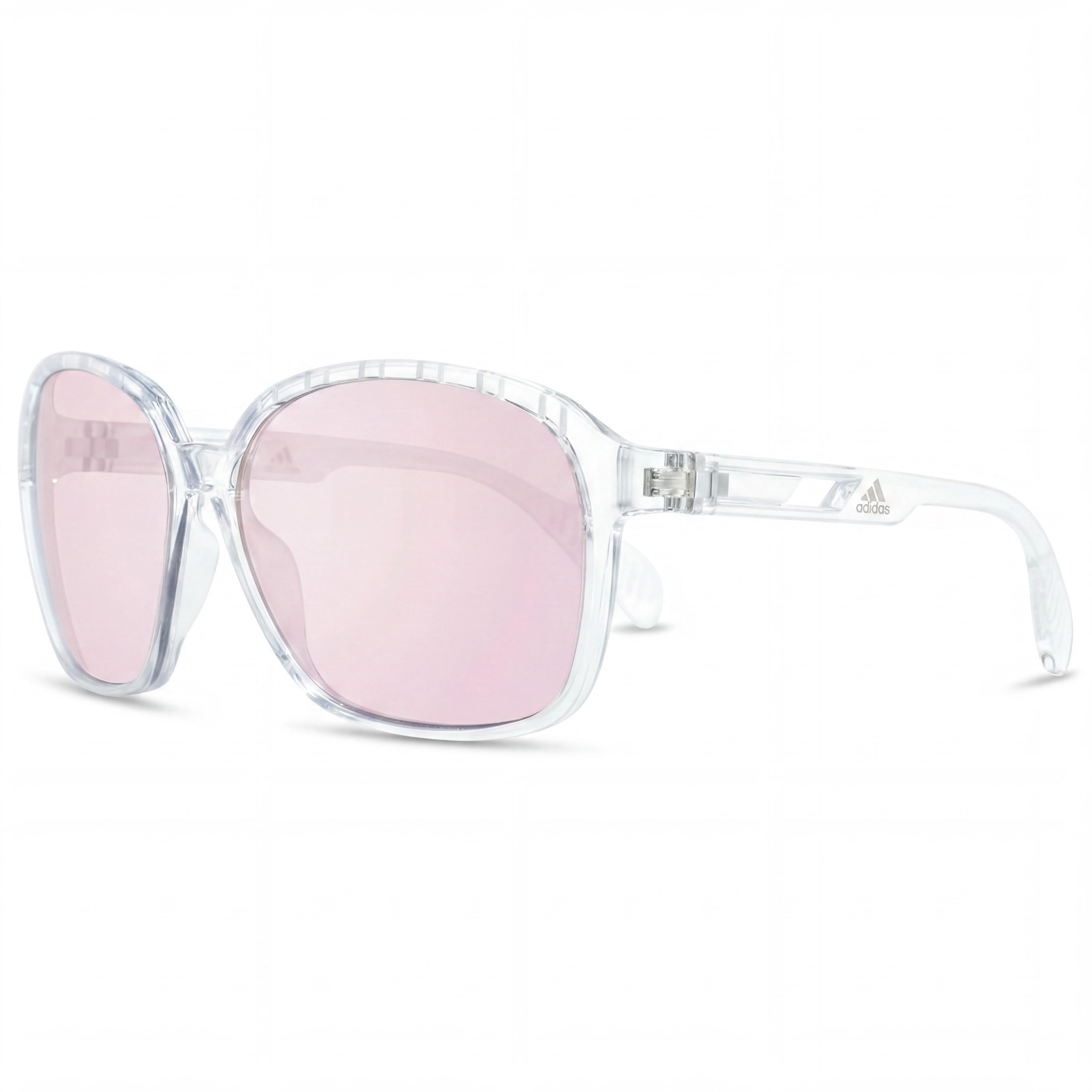 adidas Contemporary Women's Crystal Plastic Frame UV Protection Brown Mirrored 62mm Sunglasses, Photo 1