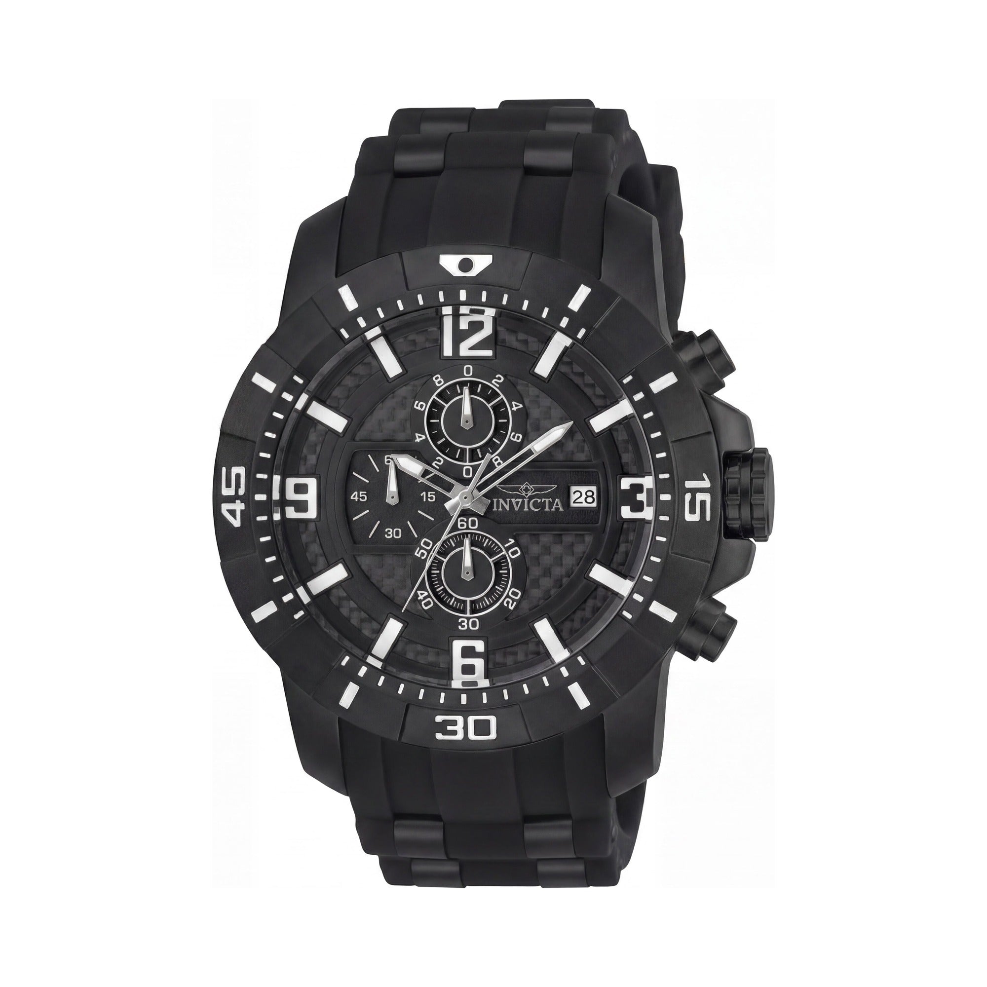 Invicta Pro Diver - SCUBA 24967 Men's Black Dial Stainless Steel Quartz Chronograph Diver Watch 50mm, Photo 1