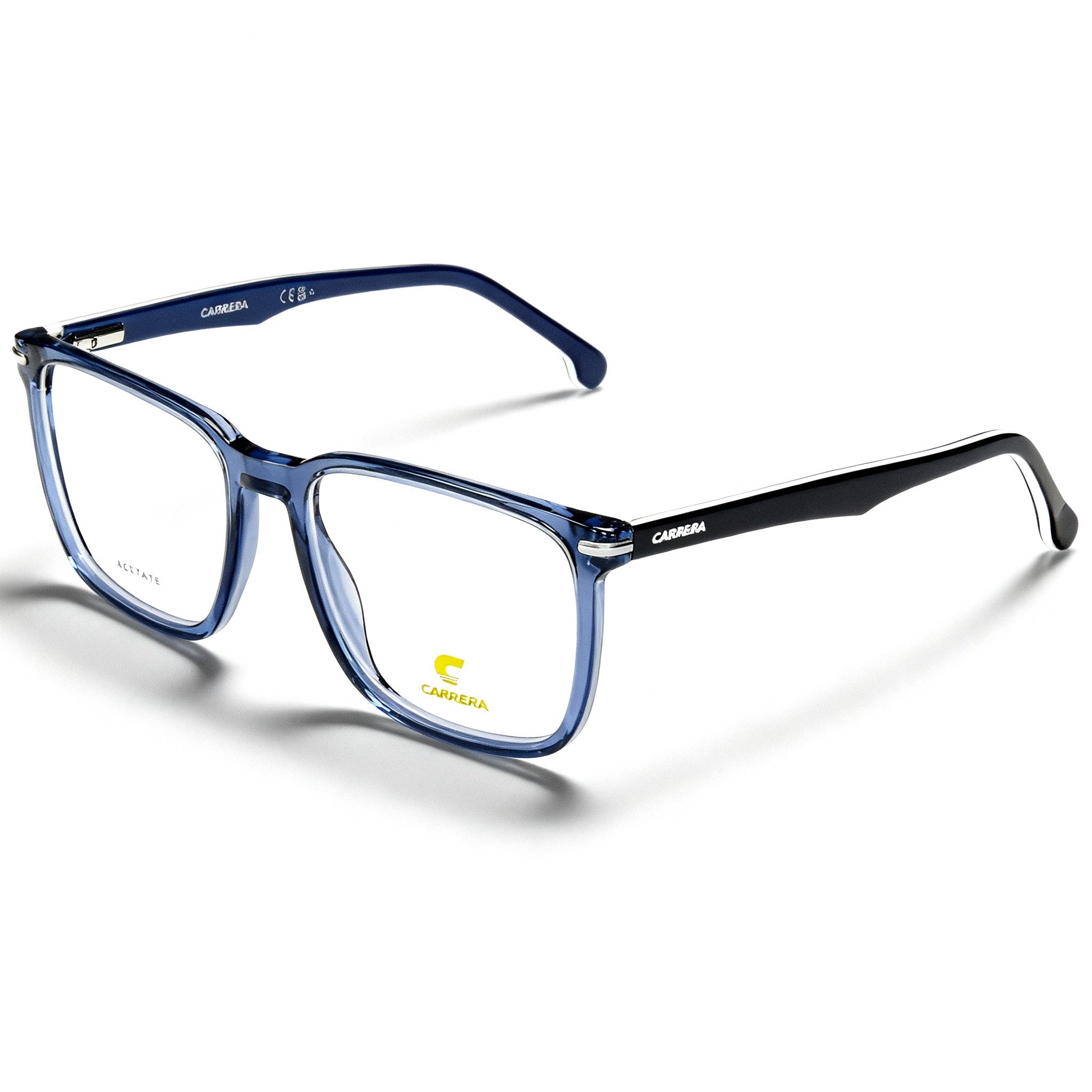 Carrera 309 Men's Modern Style Blue Acetate Frame Non-polarised Polycarbonate Lens Sunglasses 57mm