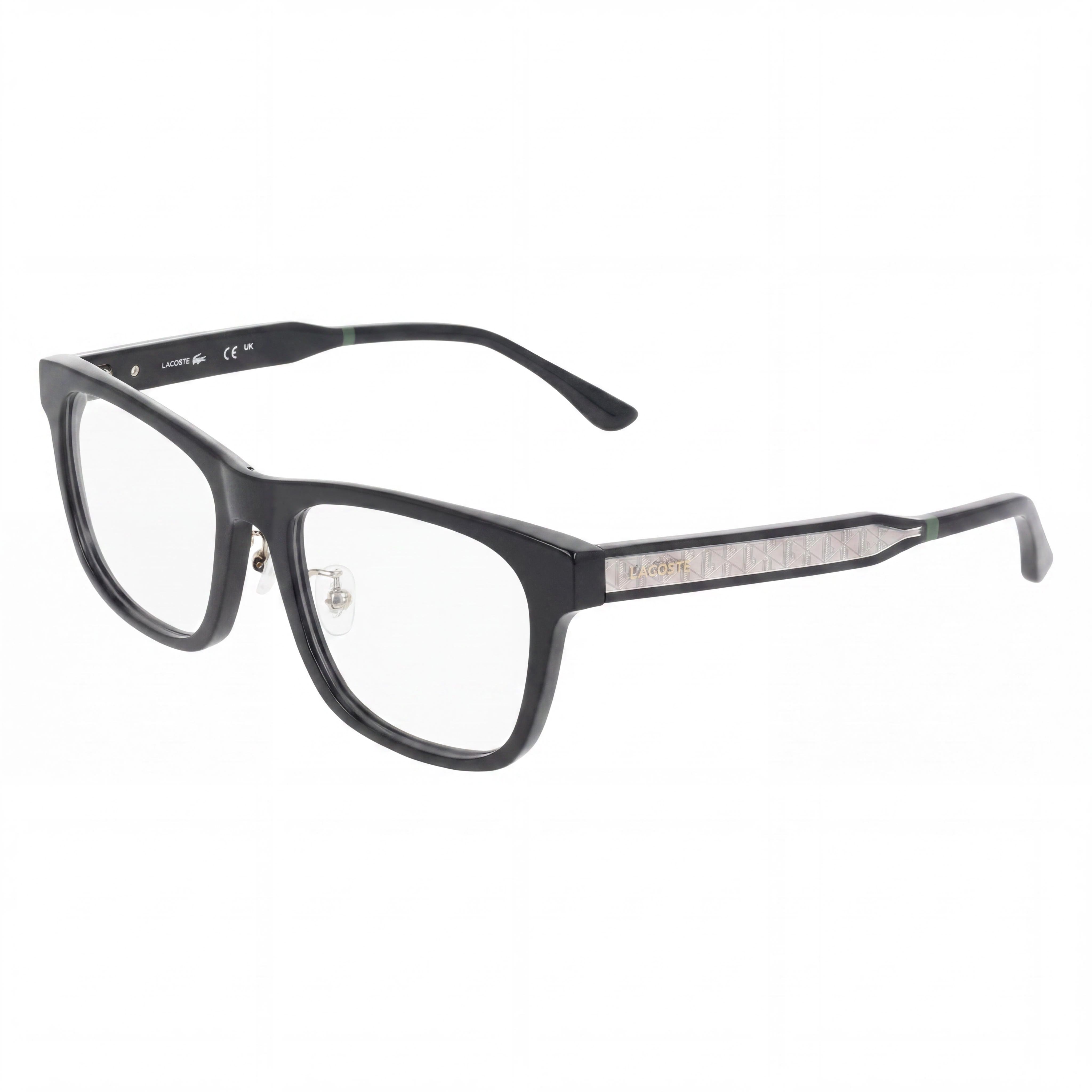 Lacoste L2994lb Unisex Eyeglasses with Black Acetate Frame and Clear Non- Polycarbonate Lenses 52mm, Photo 1