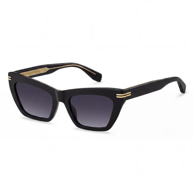 Marc Jacobs Modern Women's Black Grey Shaded Acetate Dark Grey Shaded Non-Polarized Sunglasses 54mm