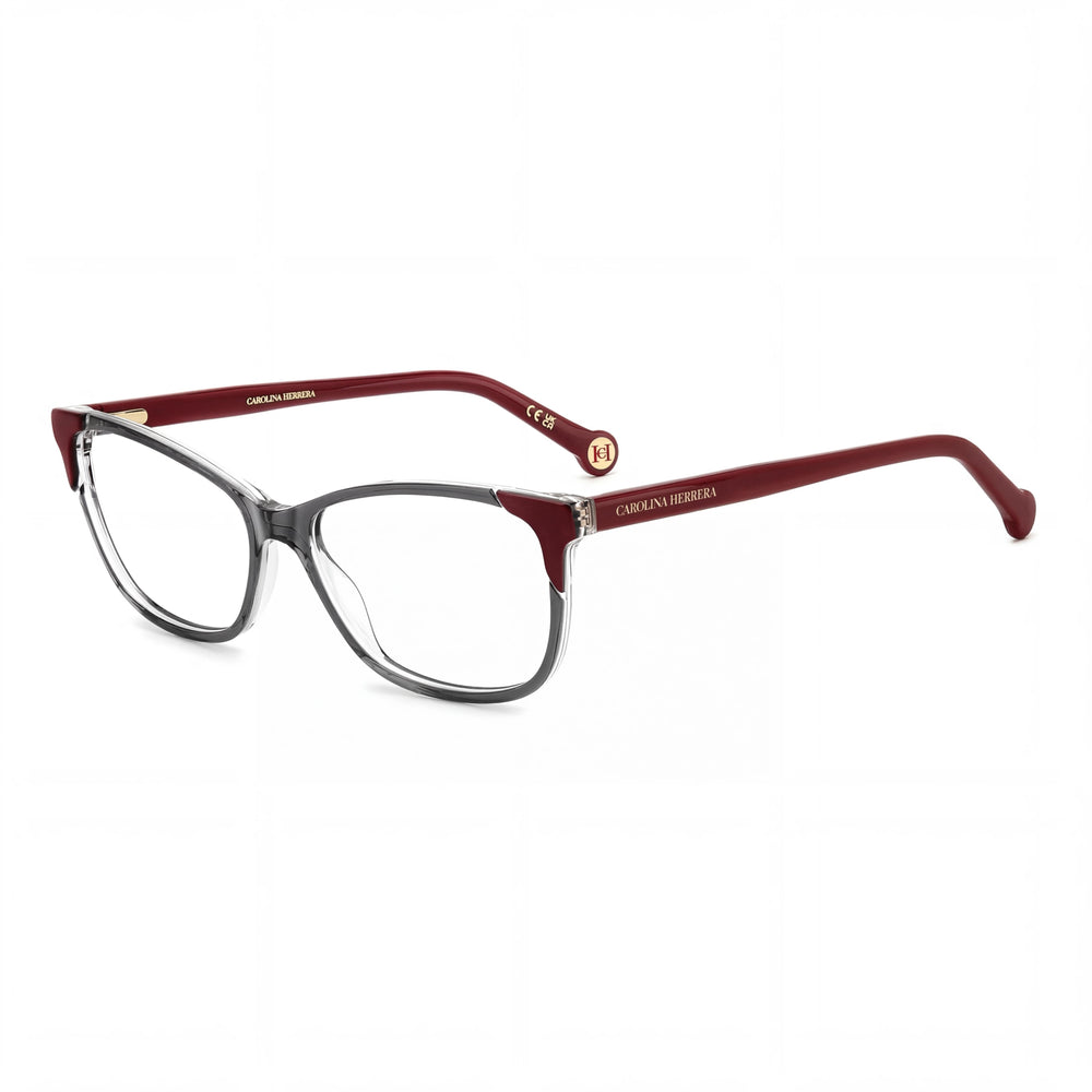 Carolina Herrera Modern Style HER 0284 Women's Grey Red Eyewear with 55mm Lens, 15mm Bridge, 145mm Temple
