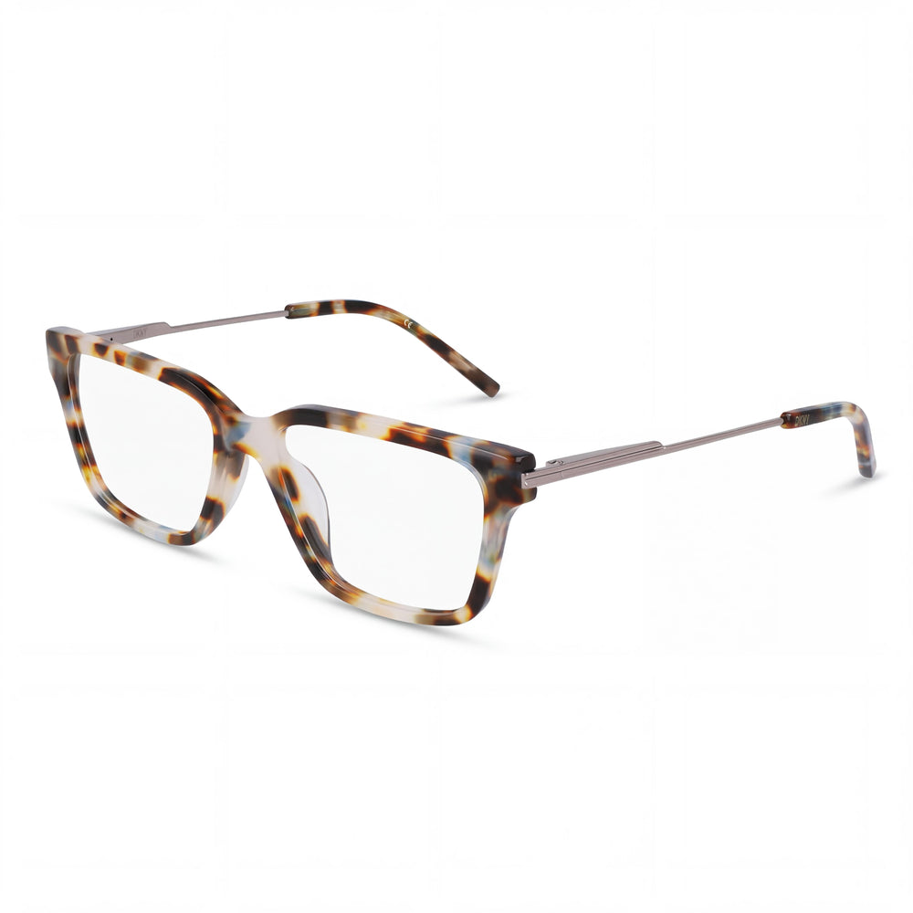 DKNY Classic Women's Sunglasses with Acetate Frame and Polycarbonate Lenses, Bone Ink Tortoise, 53mm Lens Width