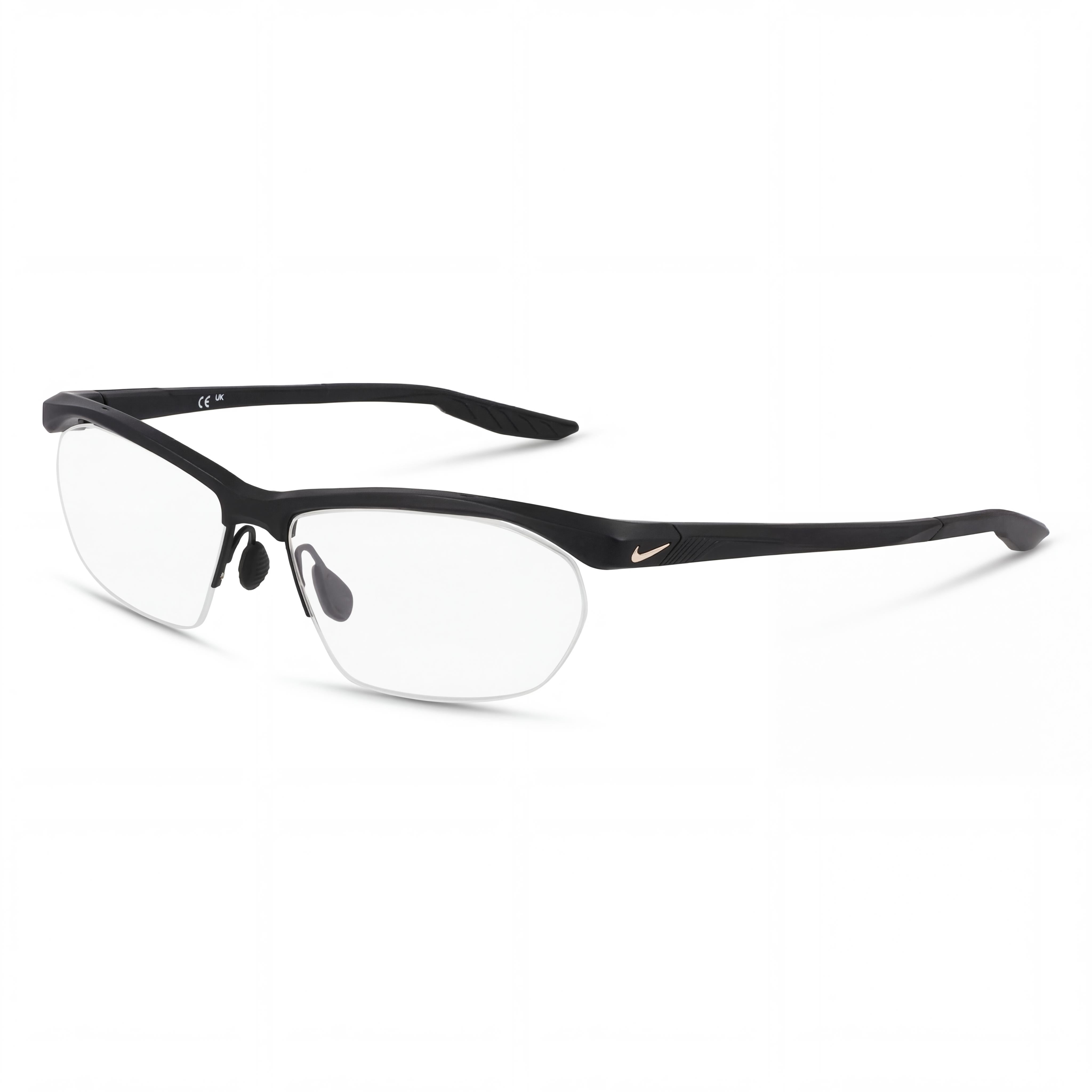 Gafas deportivas unisex Nike 7401 con montura de plástico negro mate de 58 mm, Photo 1