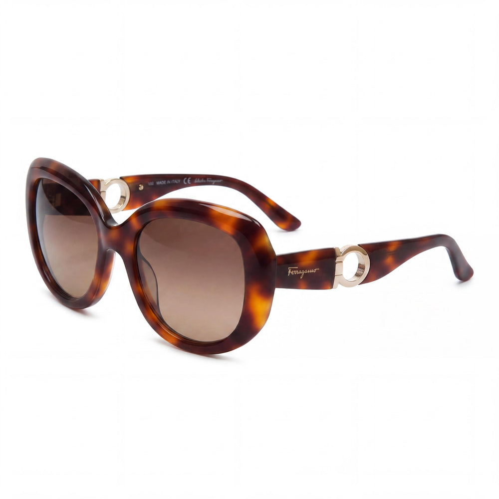Gafas de sol de mariposa Ferragamo de carey para mujer SF727s