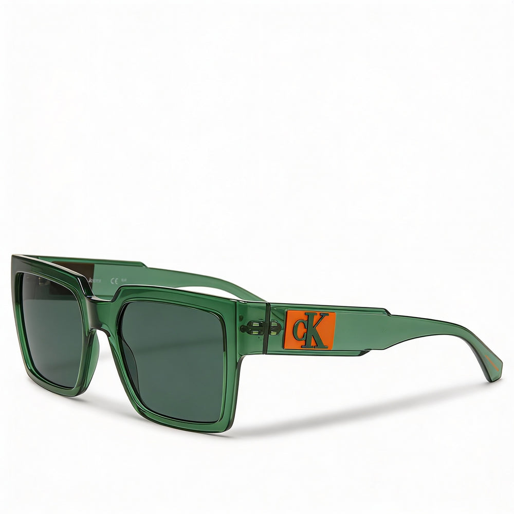 Calvin Klein Ckj23622s Unisex Plant Based Resin Green 100% UV Protection Sunglasses 53mm